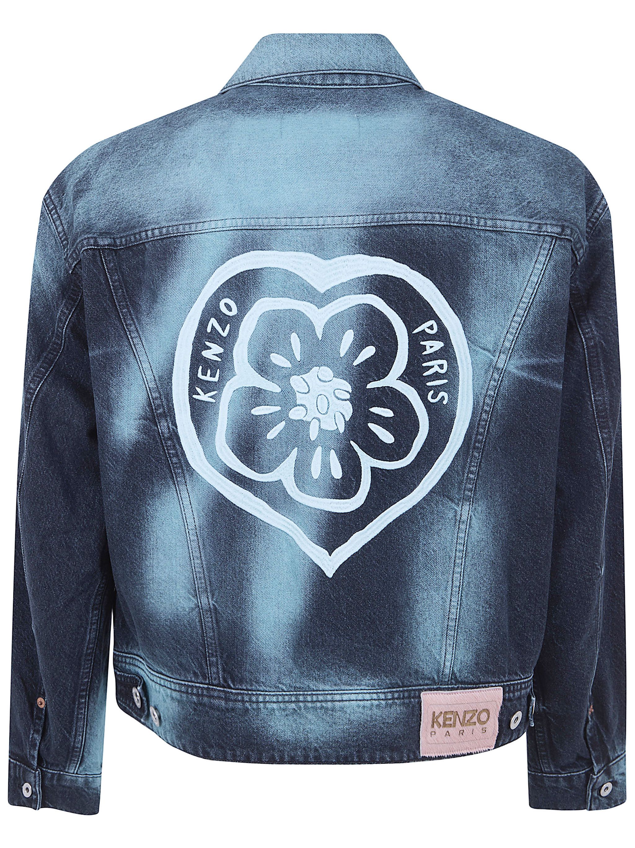 Kenzo "KENZO BOKE HEART" OVERSIZE TRUCKER JACKET Size US M / EU 48-50 / 2 - 7 Thumbnail