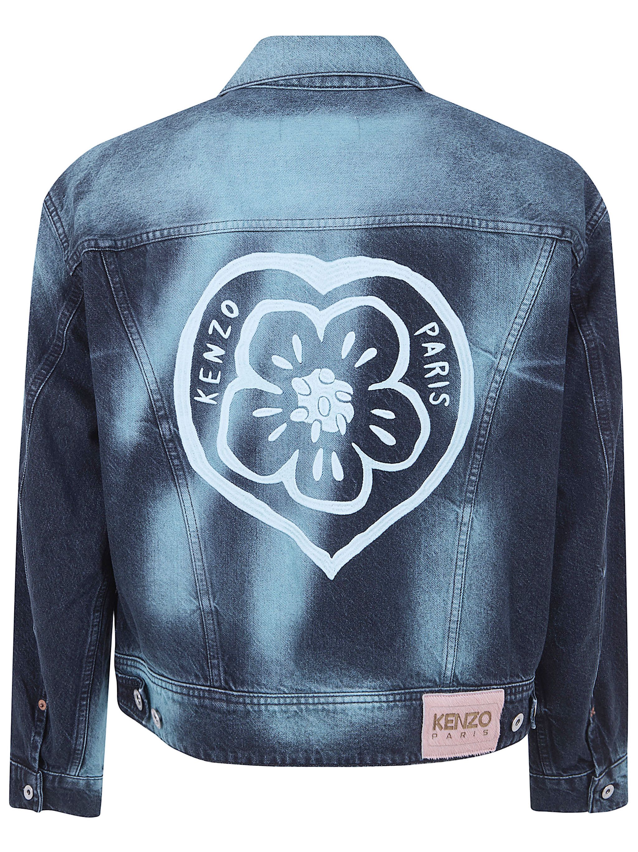 Kenzo "KENZO BOKE HEART" OVERSIZE TRUCKER JACKET Size US M / EU 48-50 / 2 - 5 Thumbnail