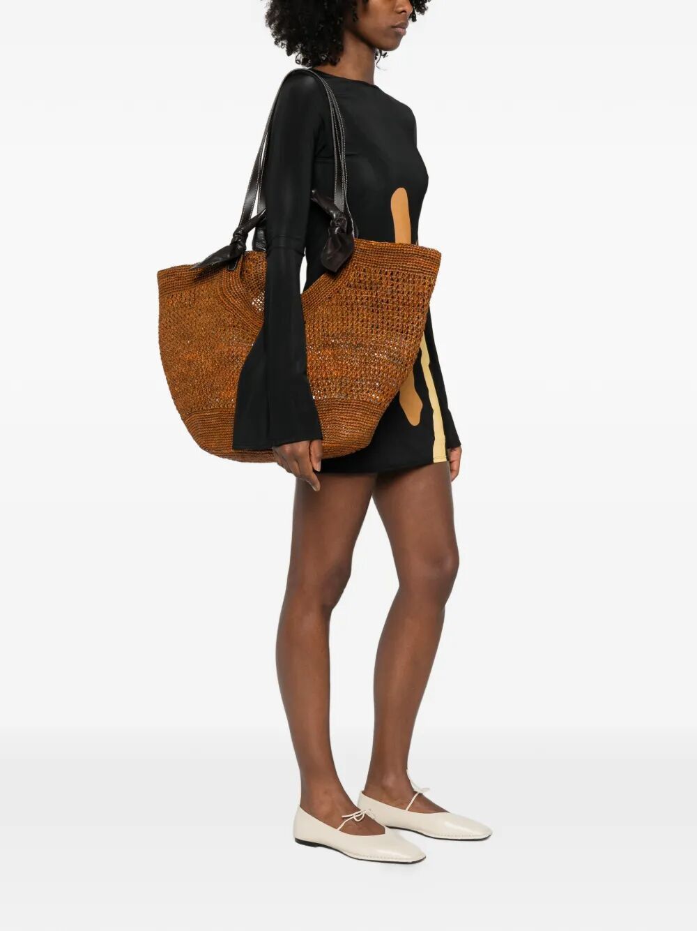 Hereu "FONOL" LARGE RAFFIA BAG Size ONE SIZE - 3 Thumbnail