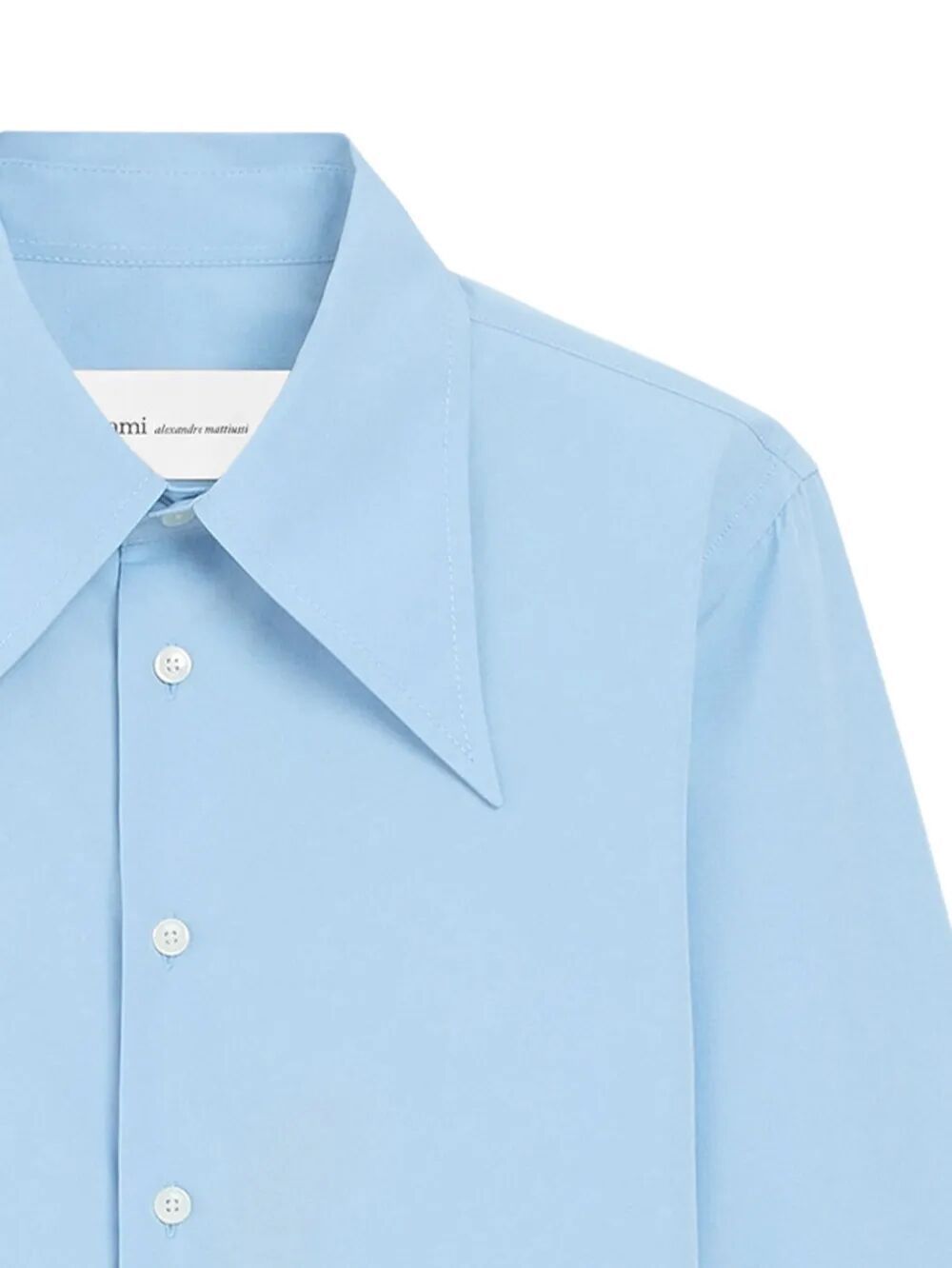 AMI LONG SLEEVE ADJUSTED SHIRT WITH SHARP COLLAR Size M / US 6-8 / IT 42-44 - 2 Thumbnail