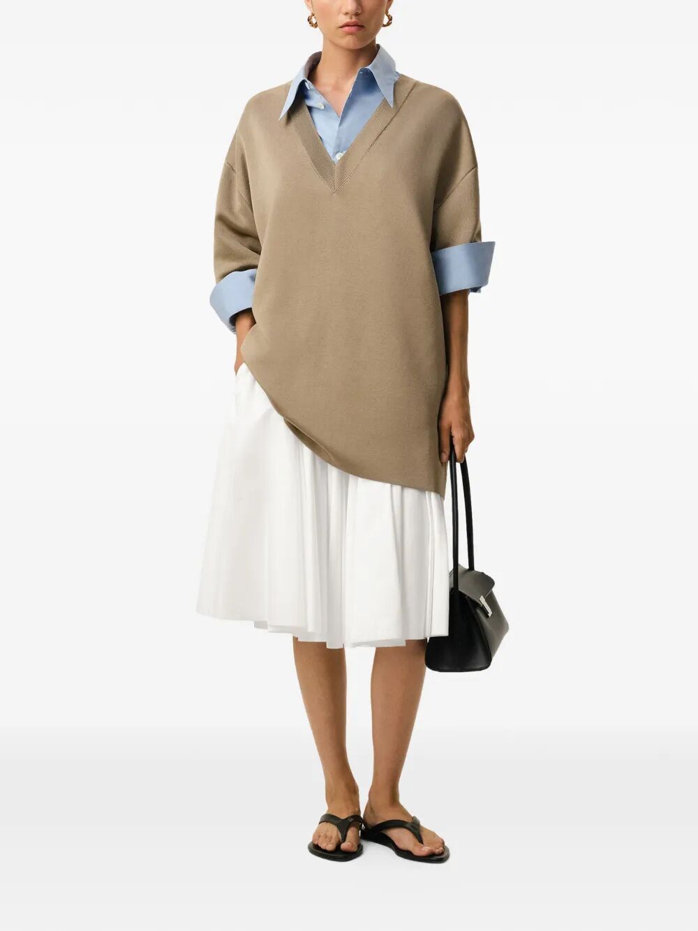 AMI MIDI "COROLLA" SKIRT Size 27" / US 4 / IT 40 - 5 Thumbnail