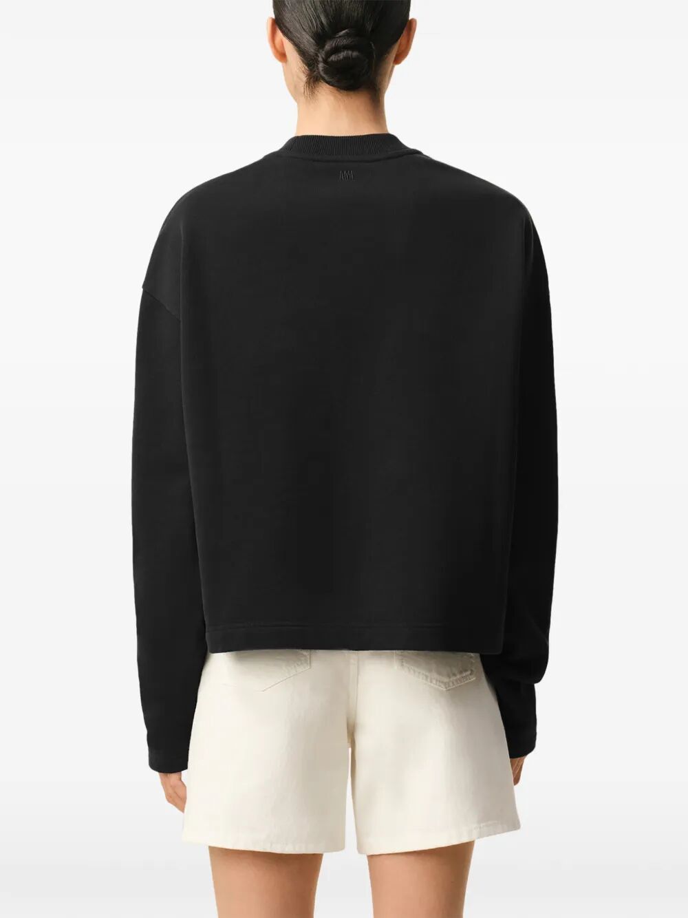 AMI CONTRASTED "AMI DE COEUR" SWEATSHIRT Size L / US 10 / IT 46 - 5 Thumbnail