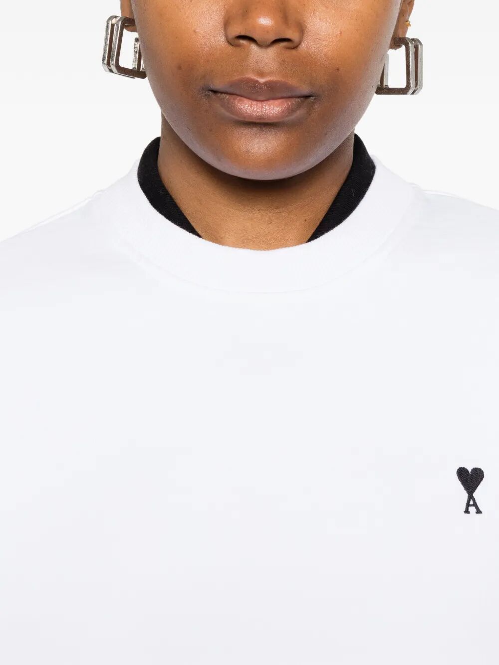AMI CONTRASTED "AMI DE COEUR" SWEATSHIRT Size L / US 10 / IT 46 - 4 Thumbnail