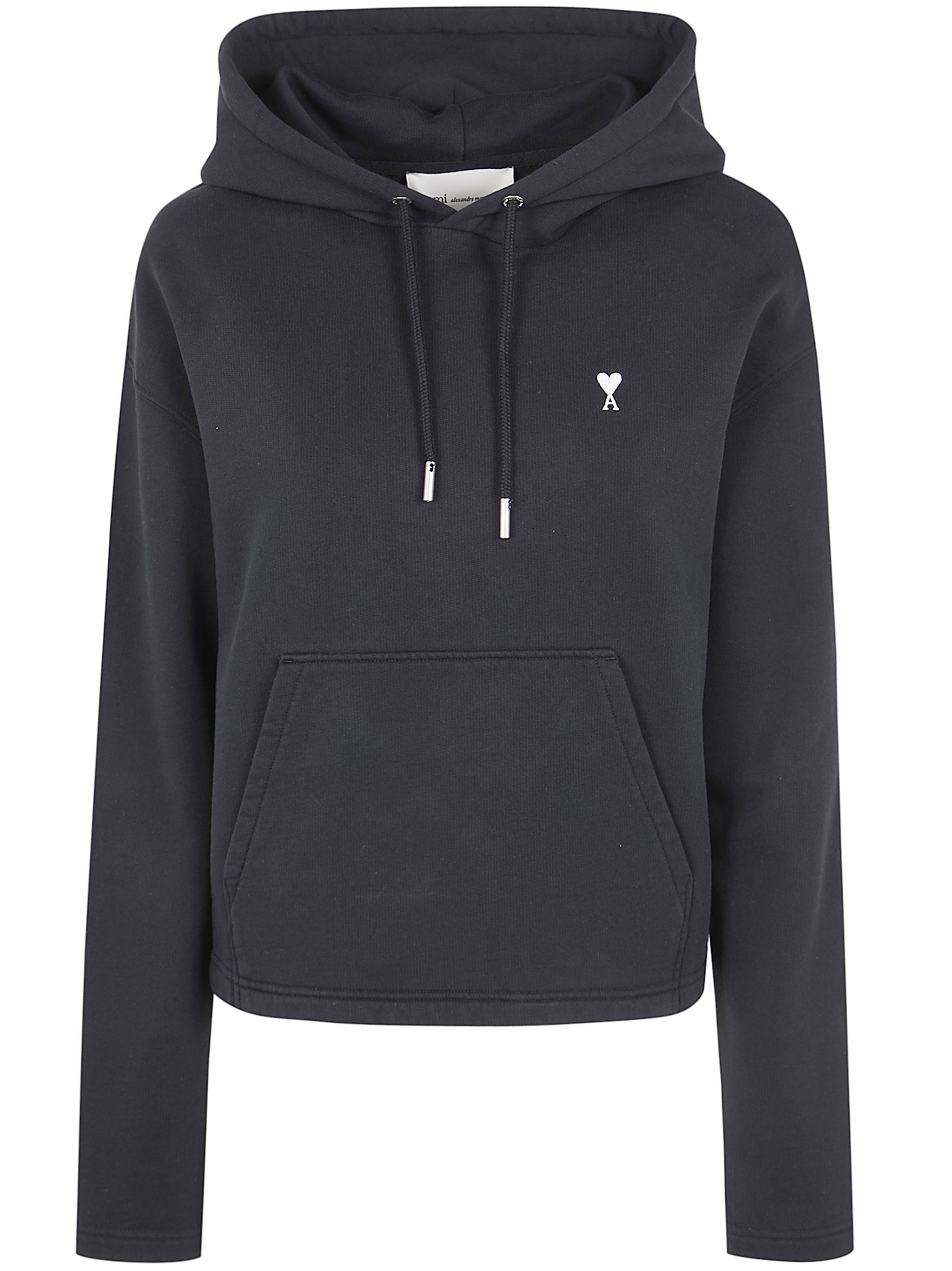 AMI CONTRASTED "AMI DE COEUR" HOODIE Size L / US 10 / IT 46 - 4 Thumbnail