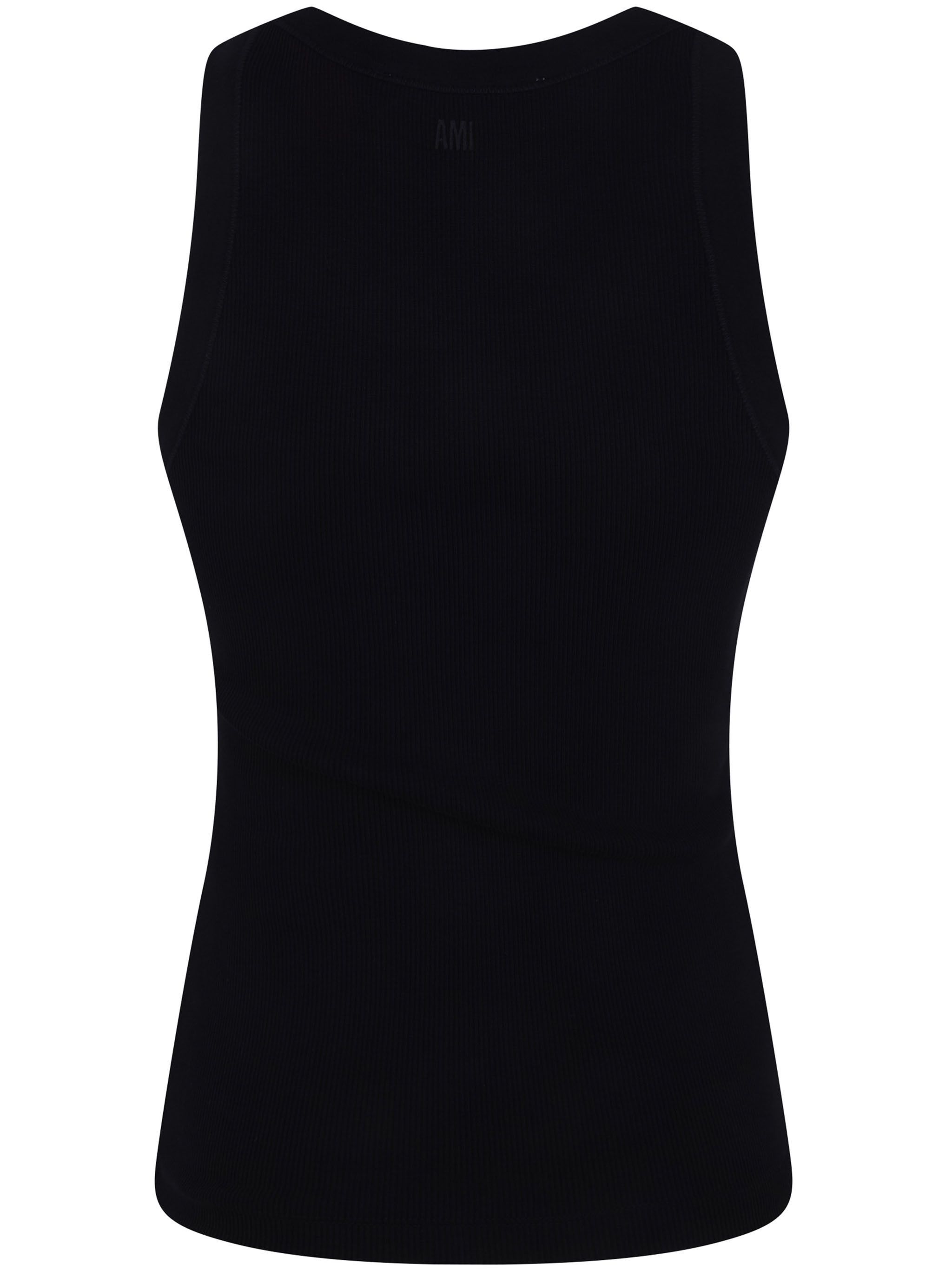AMI CONTRASTED "AMI DE COEUR" TANKTOP Size L / US 10 / IT 46 - 7 Thumbnail