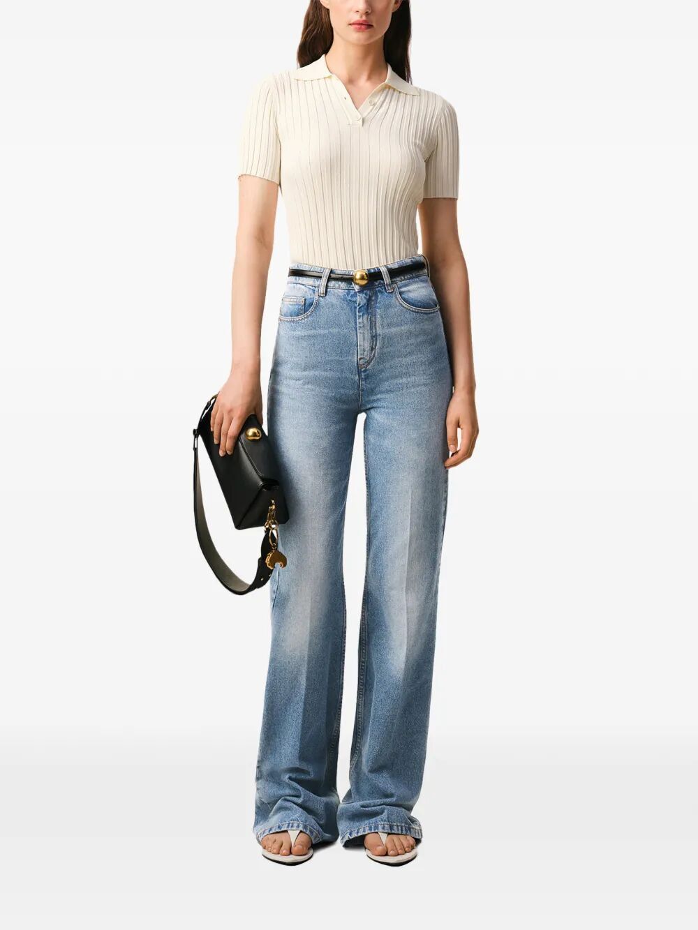 AMI "FLARE" FIT JEANS Size 27" / US 4 / IT 40 - 6 Thumbnail
