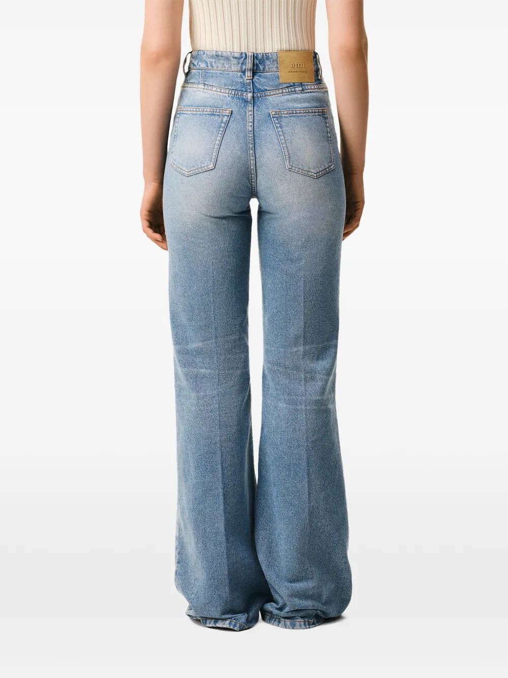 AMI "FLARE" FIT JEANS Size 27" / US 4 / IT 40 - 3 Thumbnail