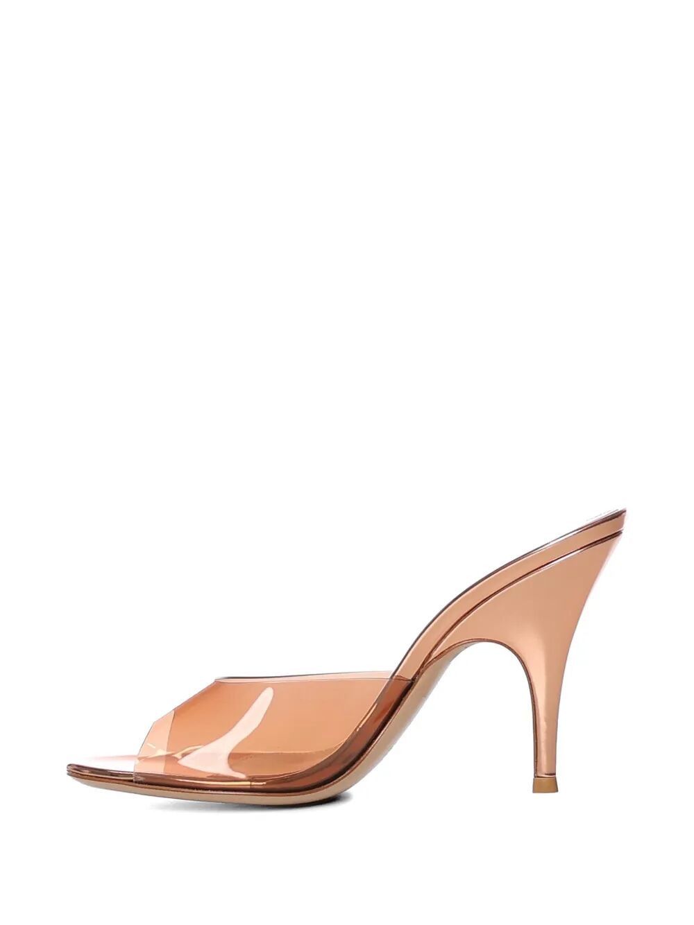 Gianvito Rossi GLASS AND METAL MID HEEL SANDALS Size US 7.5 / IT 37.5 - 3 Thumbnail