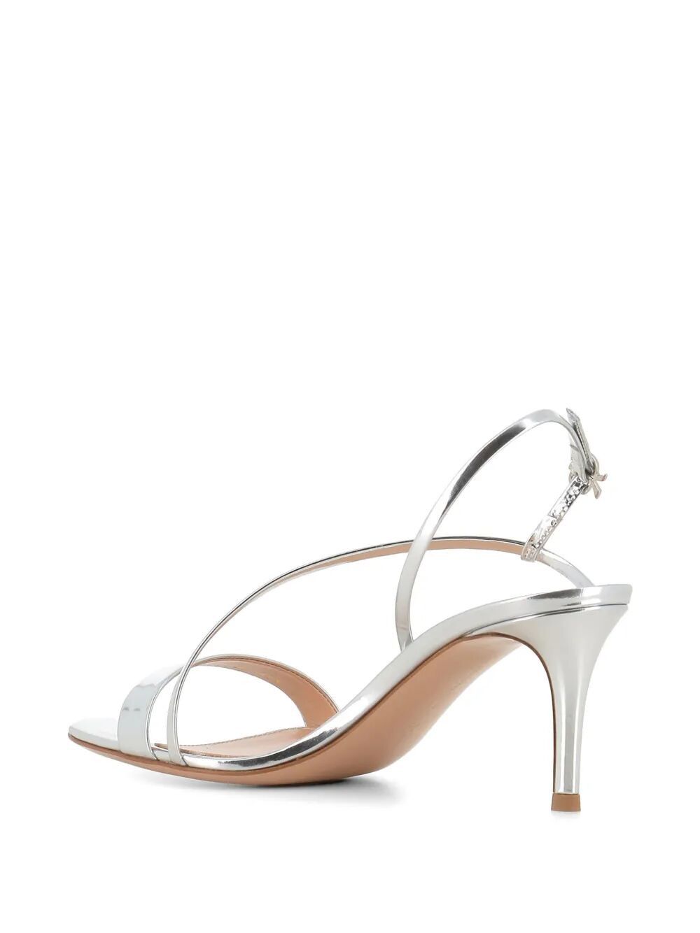 Gianvito Rossi METAL MID HEEL SANDALS Size US 7 / IT 37 - 4 Thumbnail