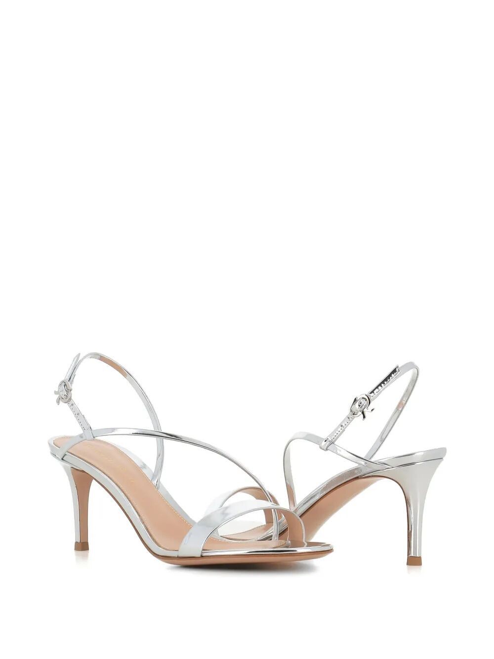 Gianvito Rossi METAL MID HEEL SANDALS Size US 11 / IT 41 - 3 Thumbnail