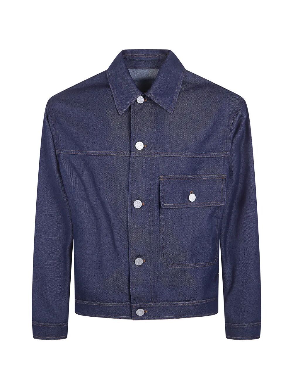 Giorgio Armani CLASSIC DENIM JACKET Size US M / EU 48-50 / 2 - 4 Thumbnail