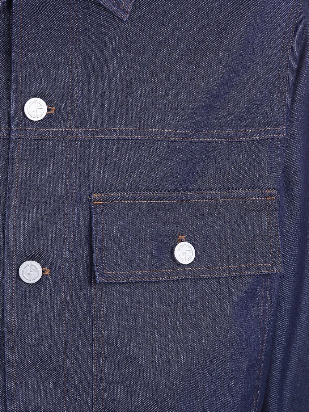 Giorgio Armani CLASSIC DENIM JACKET Size US L / EU 52-54 / 3 - 6 Thumbnail