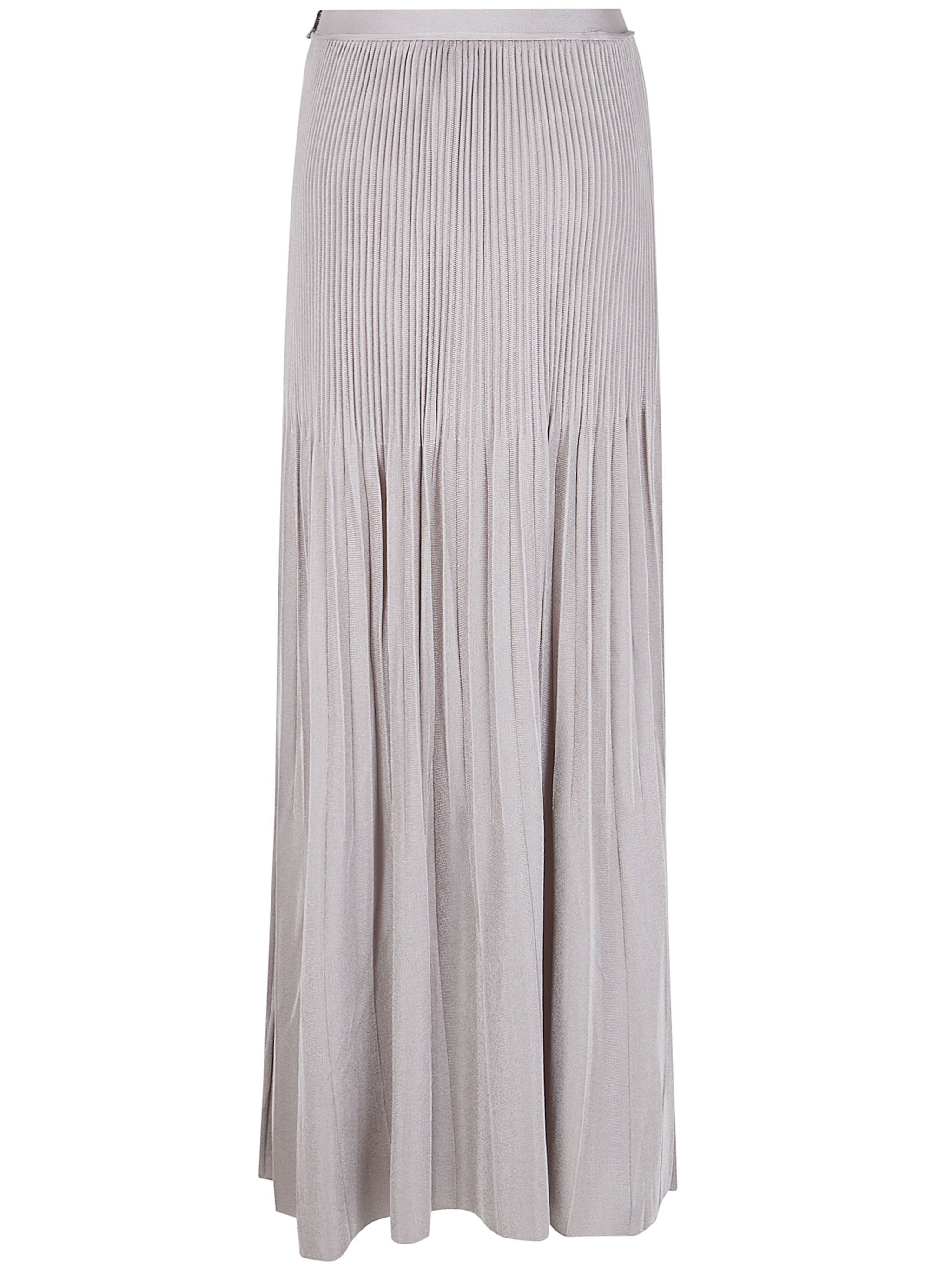 Giorgio Armani VISCOSE PLISSE LONG SKIRT Size 28" / US 6 / IT 42 - 2 Thumbnail