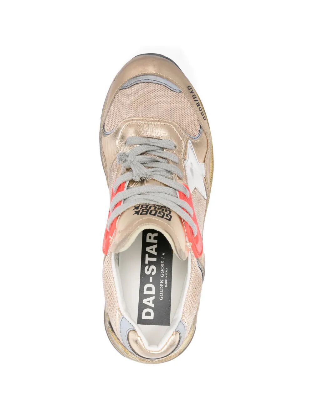 Golden Goose "RUNNING DAD" NEW NET AND LAMINATED UPPER LEATHER STAR LAMINATED SPUR DISTRESSED Size US 6 / IT 36 - 2 Thumbnail