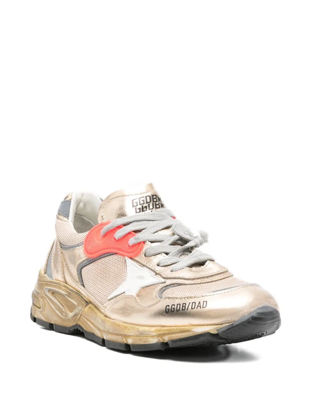 Golden Goose "RUNNING DAD" NEW NET AND LAMINATED UPPER LEATHER STAR LAMINATED SPUR DISTRESSED Size US 6 / IT 36 - 4 Thumbnail