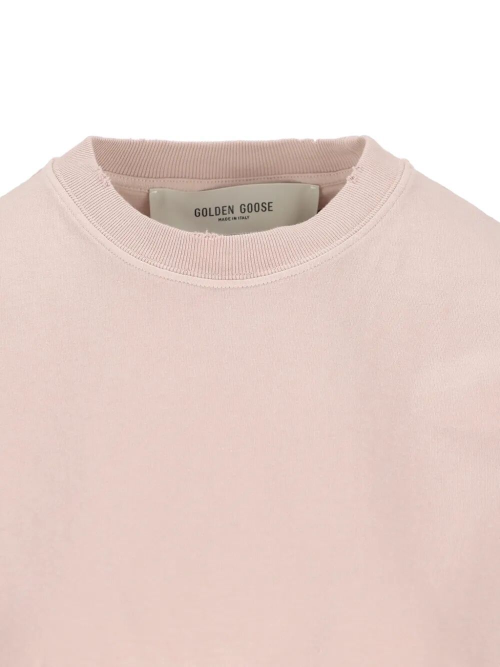 Golden Goose "W`S" BOXI T-SHIRT COTTON JERSEY LOGO PATCH Size L / US 10 / IT 46 - 2 Thumbnail