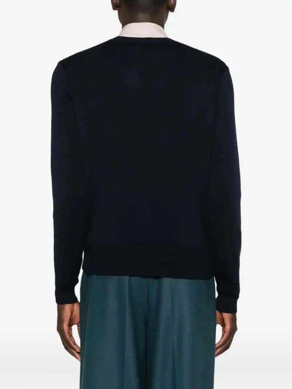 AMI CREWNECK SWEATER WITH CONTRASTED "AMI DE COEUR" Size US L / EU 52-54 / 3 - 5 Thumbnail