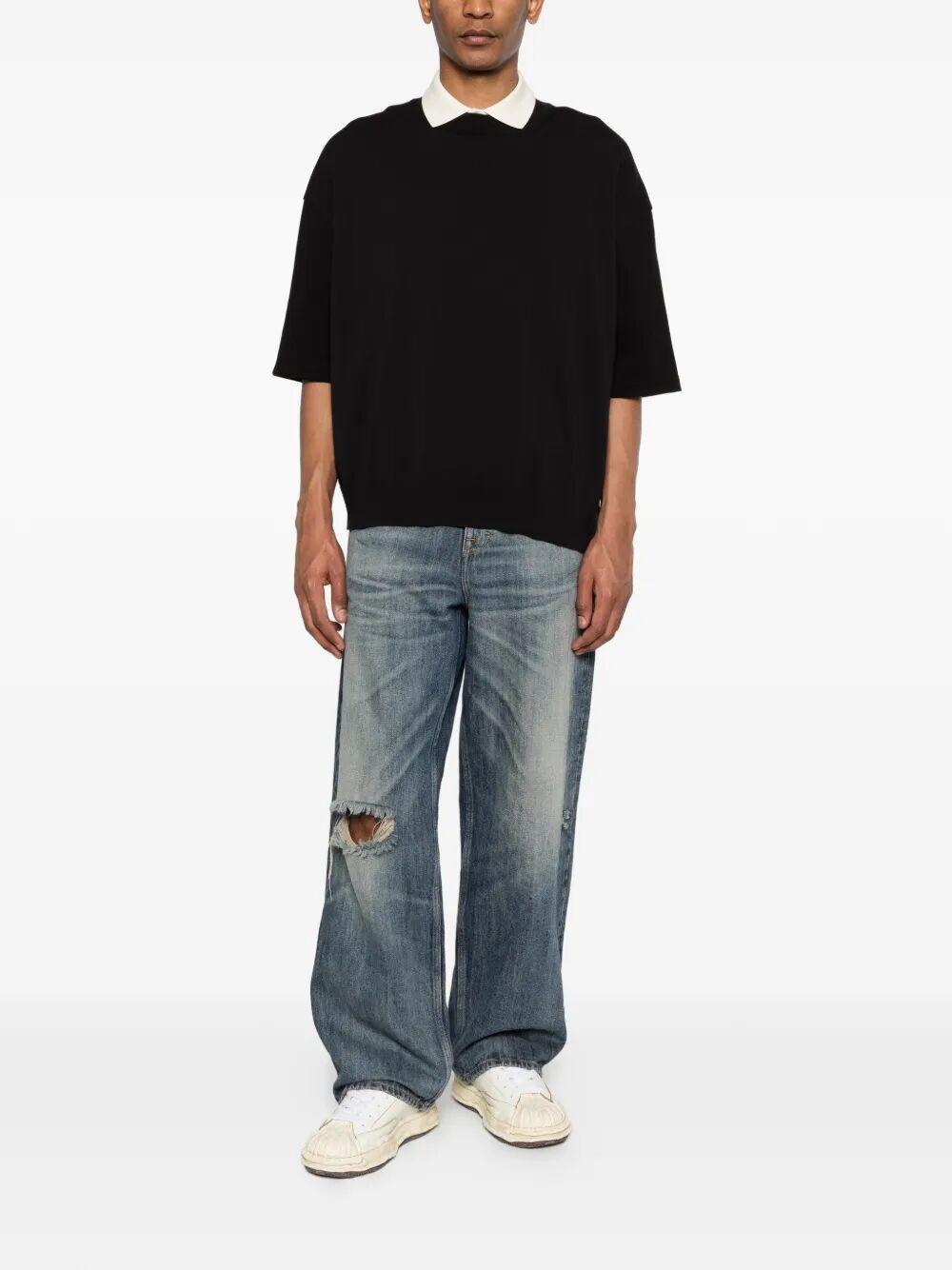 Comme des Garcons Homme DOUBLE FORM TSHIRT SHIRT Size US L / EU 52-54 / 3 - 7 Thumbnail