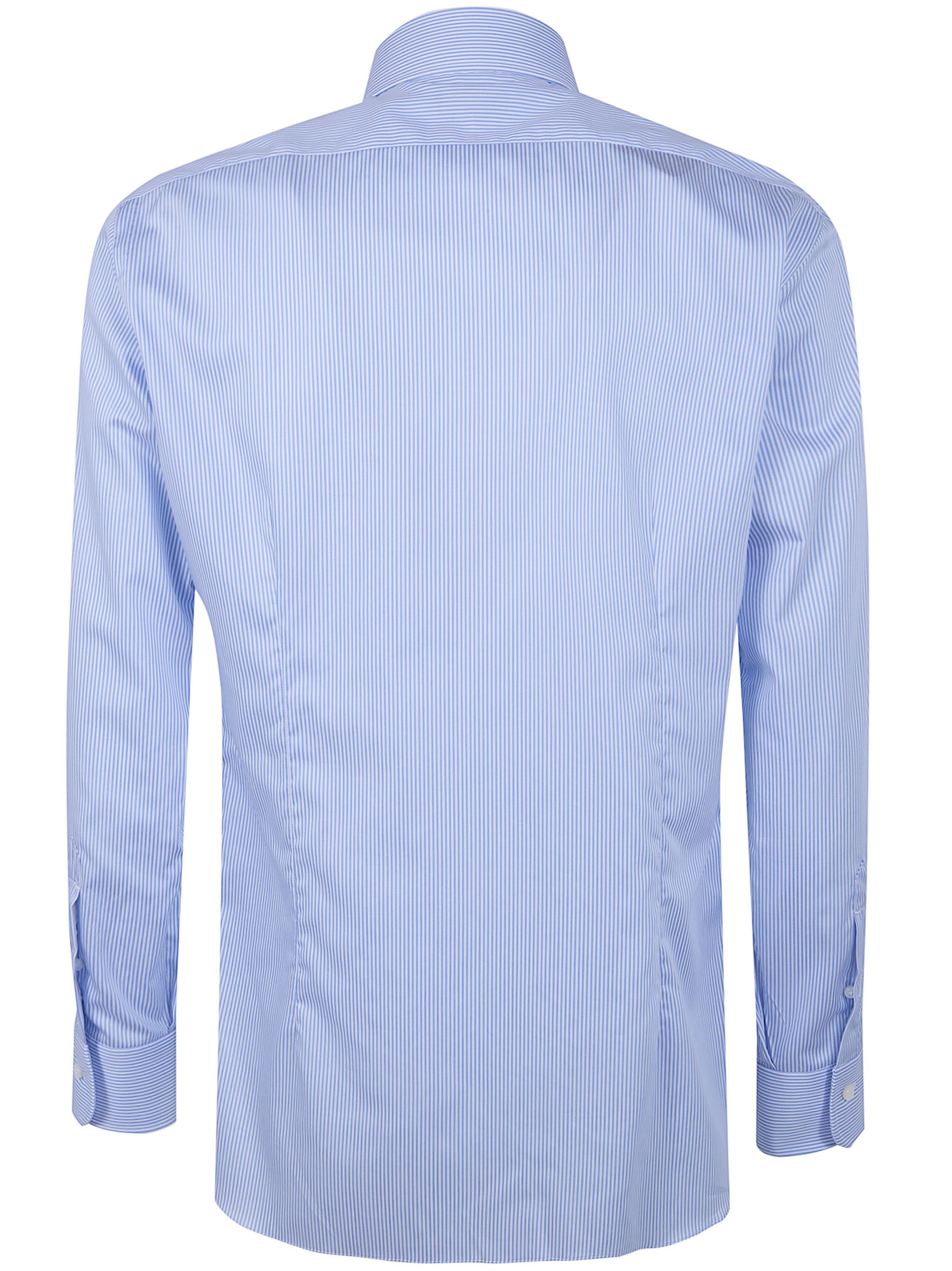 Barba Napoli CLASSIC COTTON TWILL "STRIGHT BACCHETTA" SHIRT Size US L / EU 52-54 / 3 - 2 Thumbnail