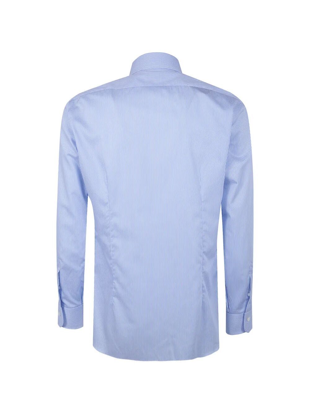 Barba Napoli CLASSIC COTTON TWILL "STRIGHT BACCHETTA" SHIRT Size US XXL / EU 58 / 5 - 6 Thumbnail