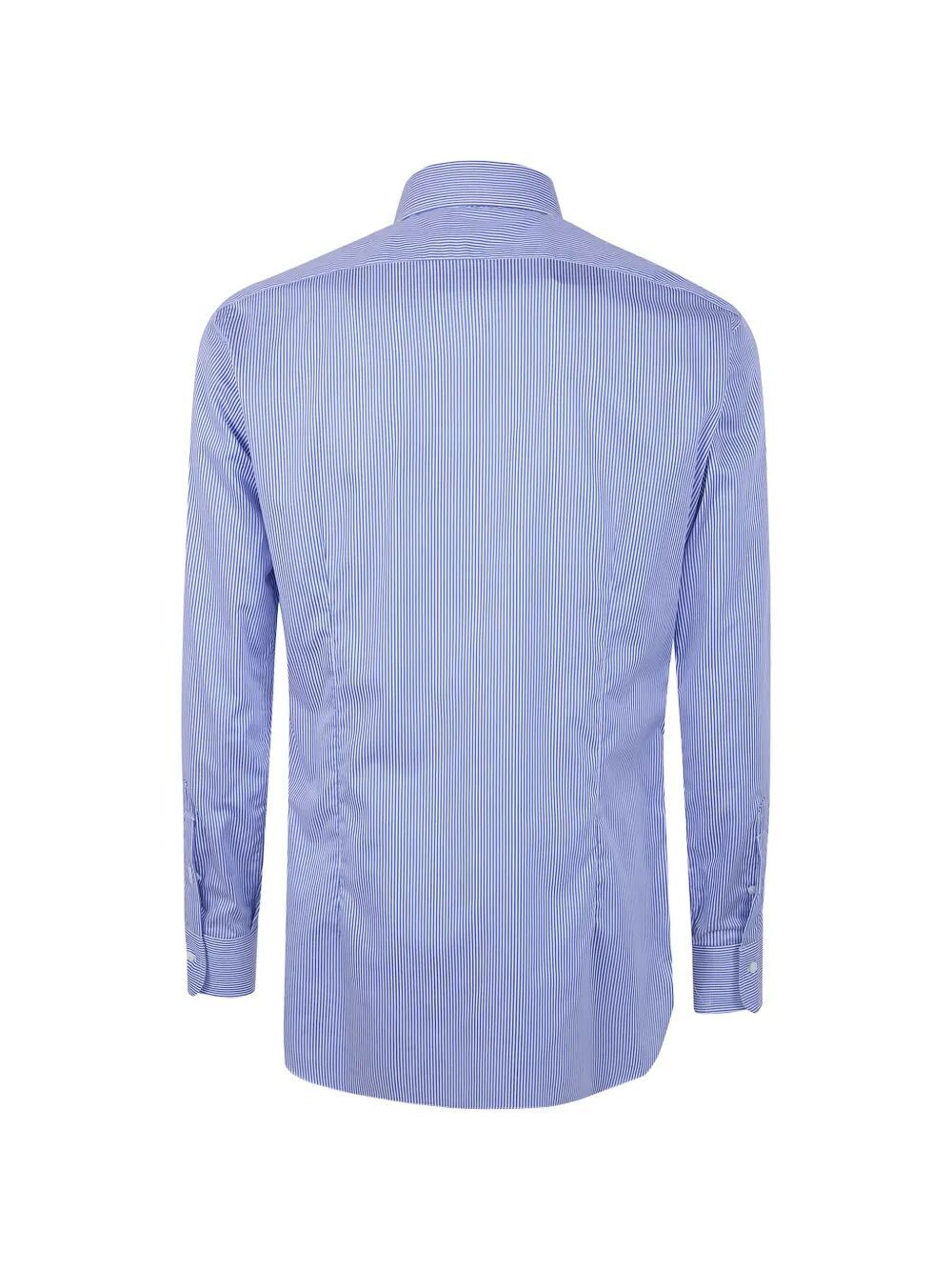 Barba Napoli CLASSIC COTTON TWILL "STRIGHT BACCHETTA" SHIRT Size US M / EU 48-50 / 2 - 6 Thumbnail