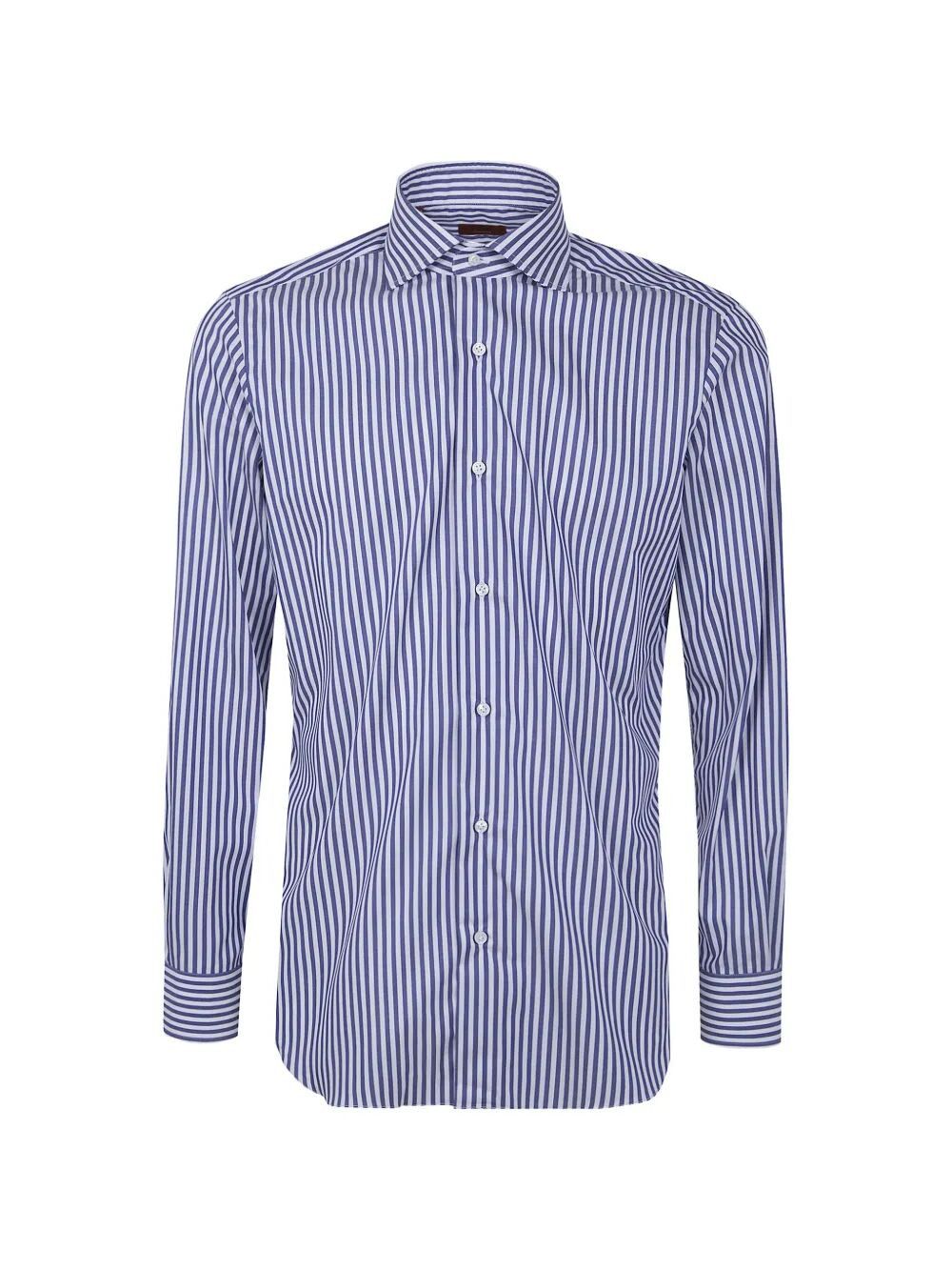 Barba Napoli CLASSIC POPELINE STRIPES SHIRT Size US L / EU 52-54 / 3 - 4 Thumbnail