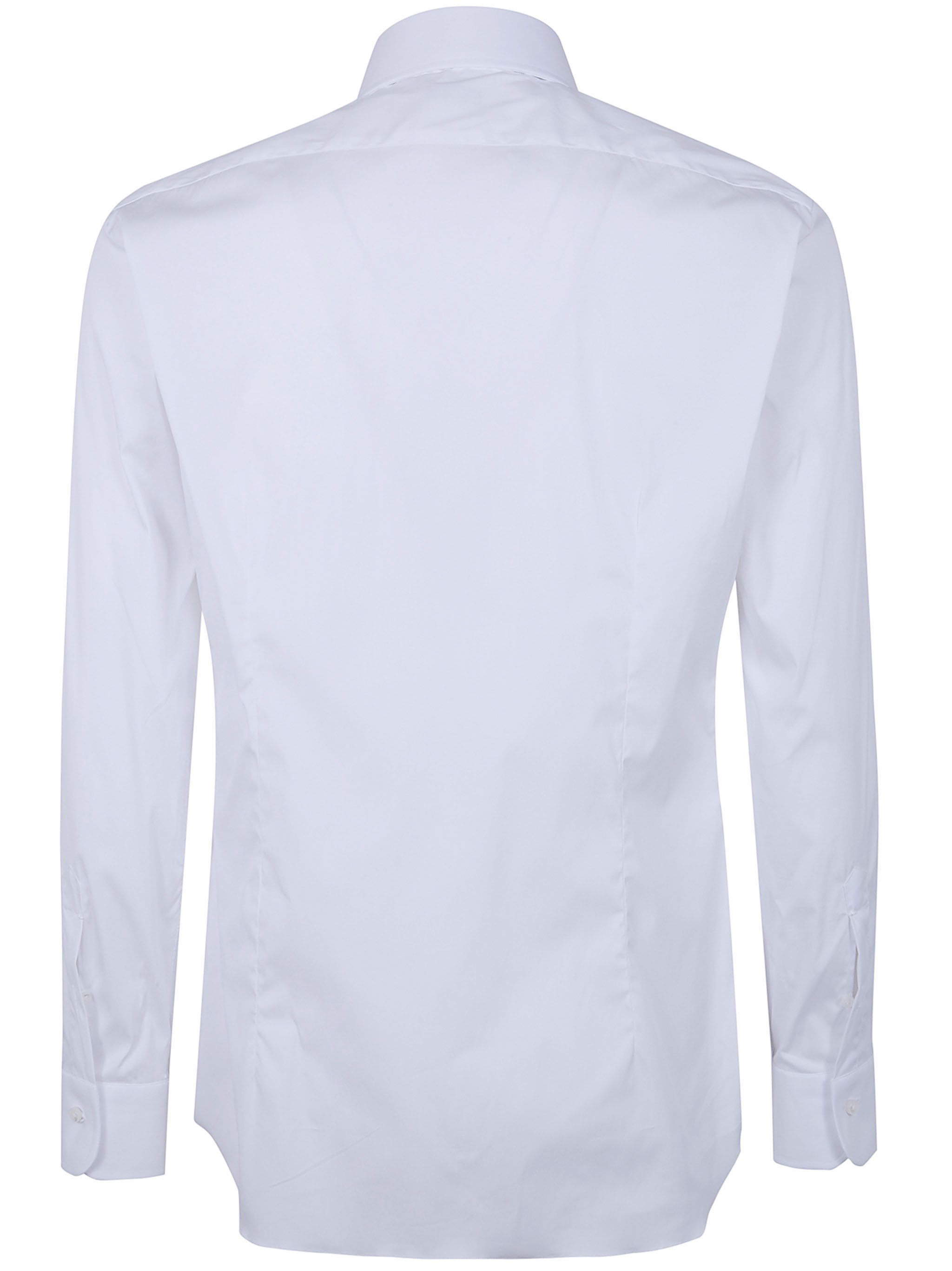 Barba Napoli CLASSIC POPELINE STRETCH SHIRT Size US M / EU 48-50 / 2 - 7 Thumbnail