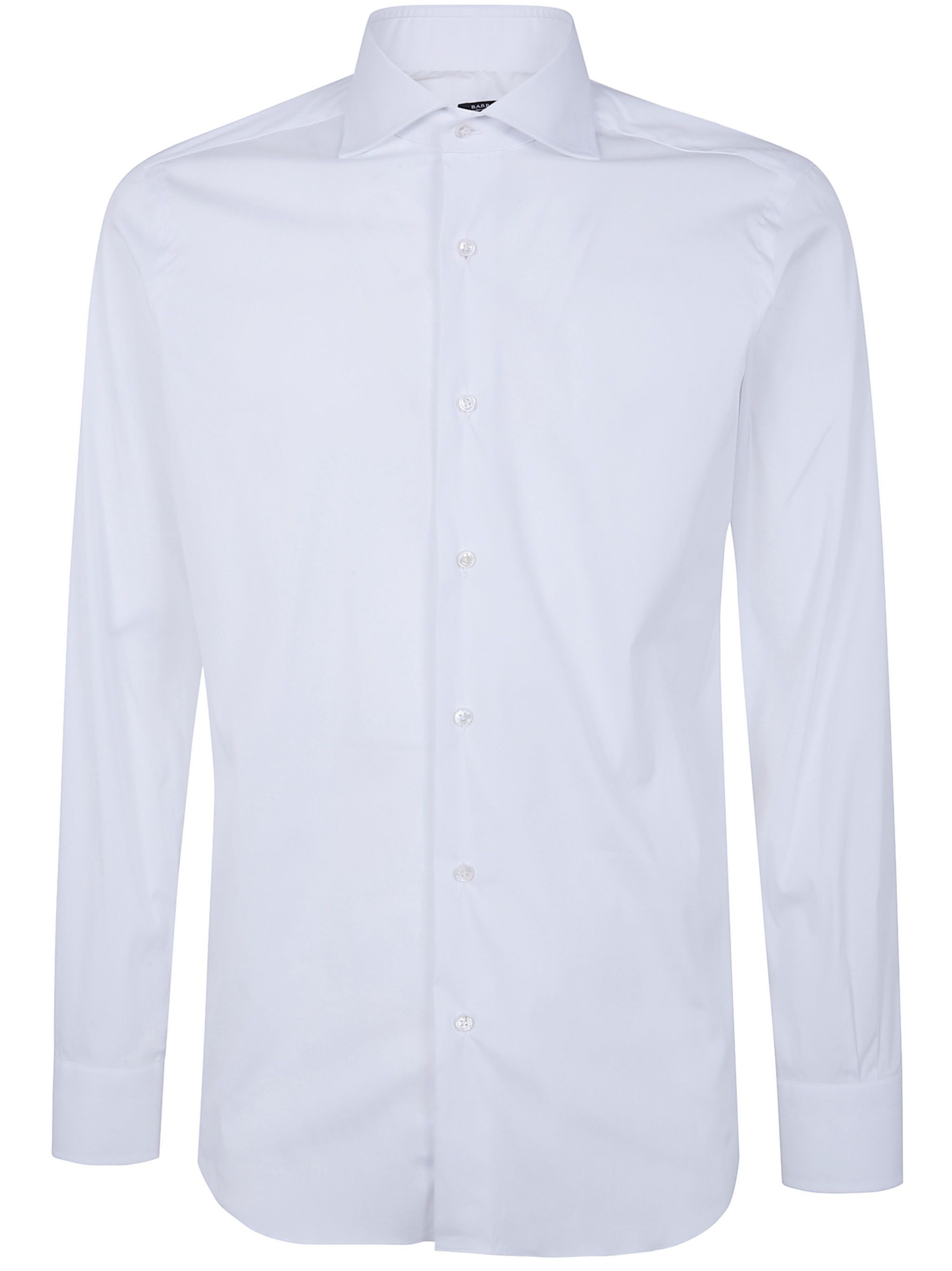 Barba Napoli CLASSIC POPELINE STRETCH SHIRT Size US XXL / EU 58 / 5 - 6 Thumbnail