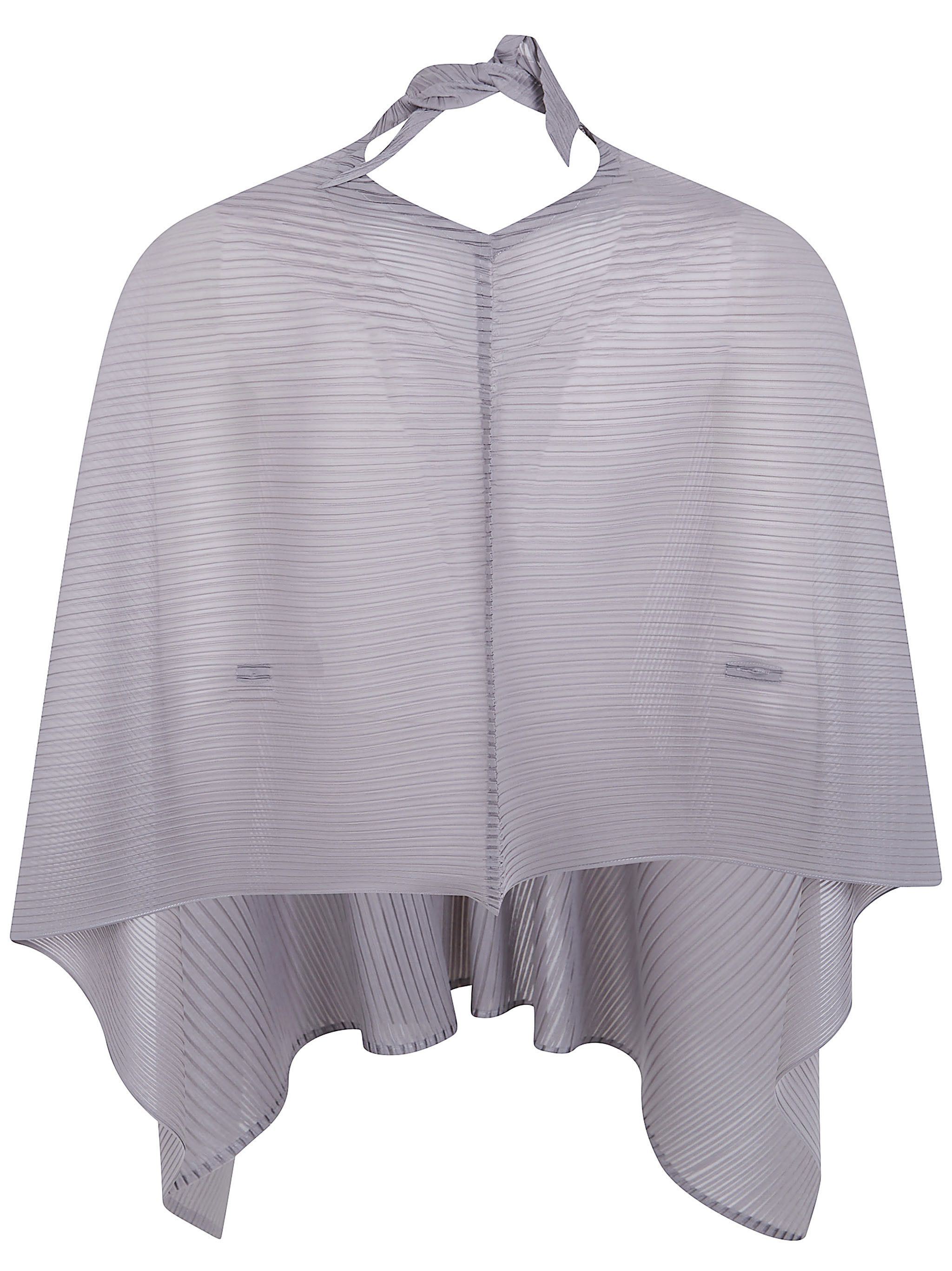 Issey Miyake "SHEER SCARF PLEATS" SHIRT Size M / US 6-8 / IT 42-44 - 4 Thumbnail