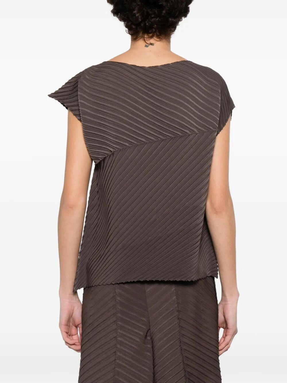 Issey Miyake "PLASTER PLEATS SOLID" VOLUME SHIRT Size M / US 6-8 / IT 42-44 - 4 Thumbnail