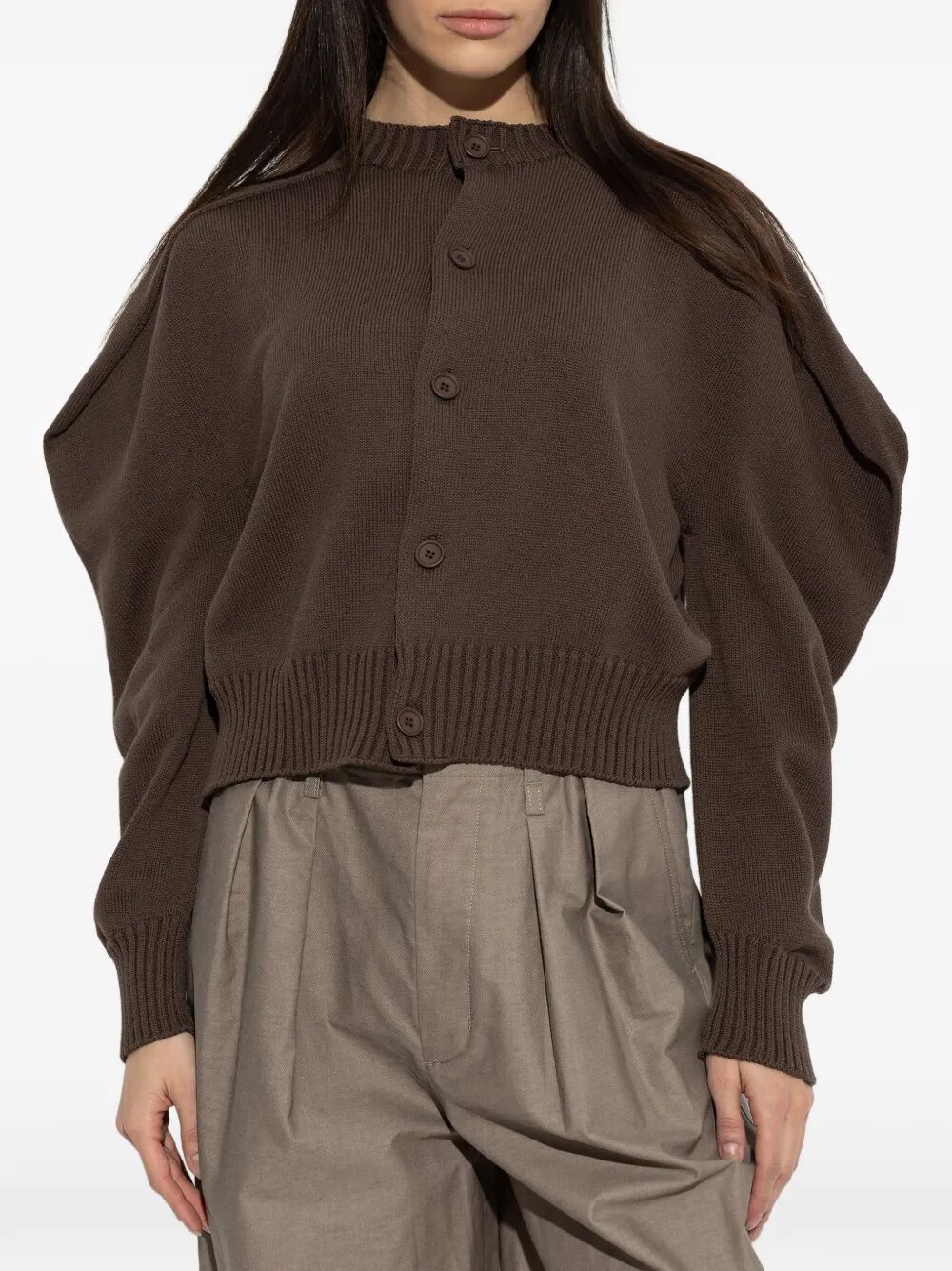 Issey Miyake "AKIMBO KNIT" VOLUME CARDIGAN Size M / US 6-8 / IT 42-44 - 3 Thumbnail