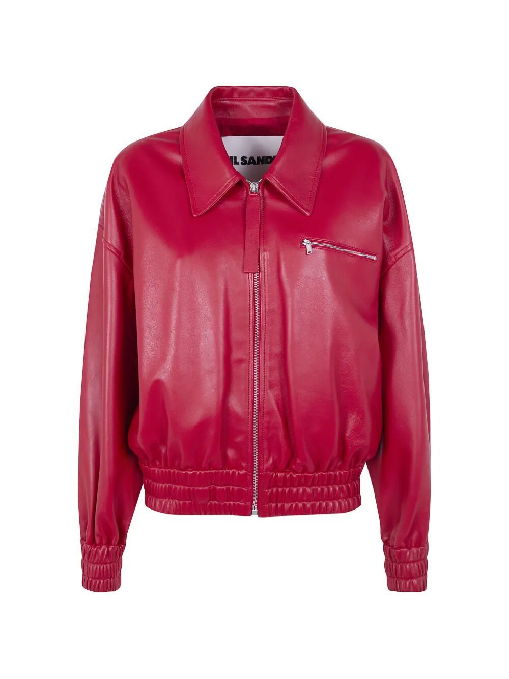 Jil Sander CLASSIC BOMBER LEATHER JACKET Size S / US 4 / IT 40 - 4 Thumbnail
