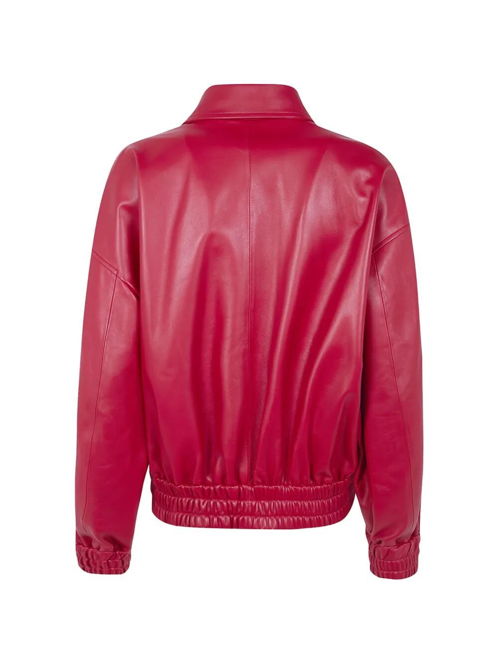 Jil Sander CLASSIC BOMBER LEATHER JACKET Size S / US 4 / IT 40 - 5 Thumbnail