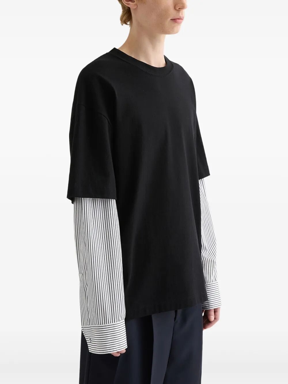 Jil Sander CREWNECK LONG SLEEVES CLASSIC T-SHIRT Size US M / EU 48-50 / 2 - 3 Thumbnail