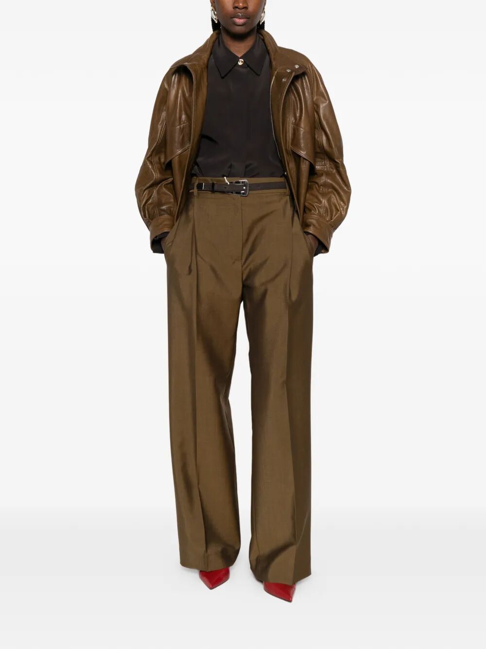 Joseph "CAMILIA" BLOUSE SATIN TWILL Size M / US 6-8 / IT 42-44 - 4 Thumbnail