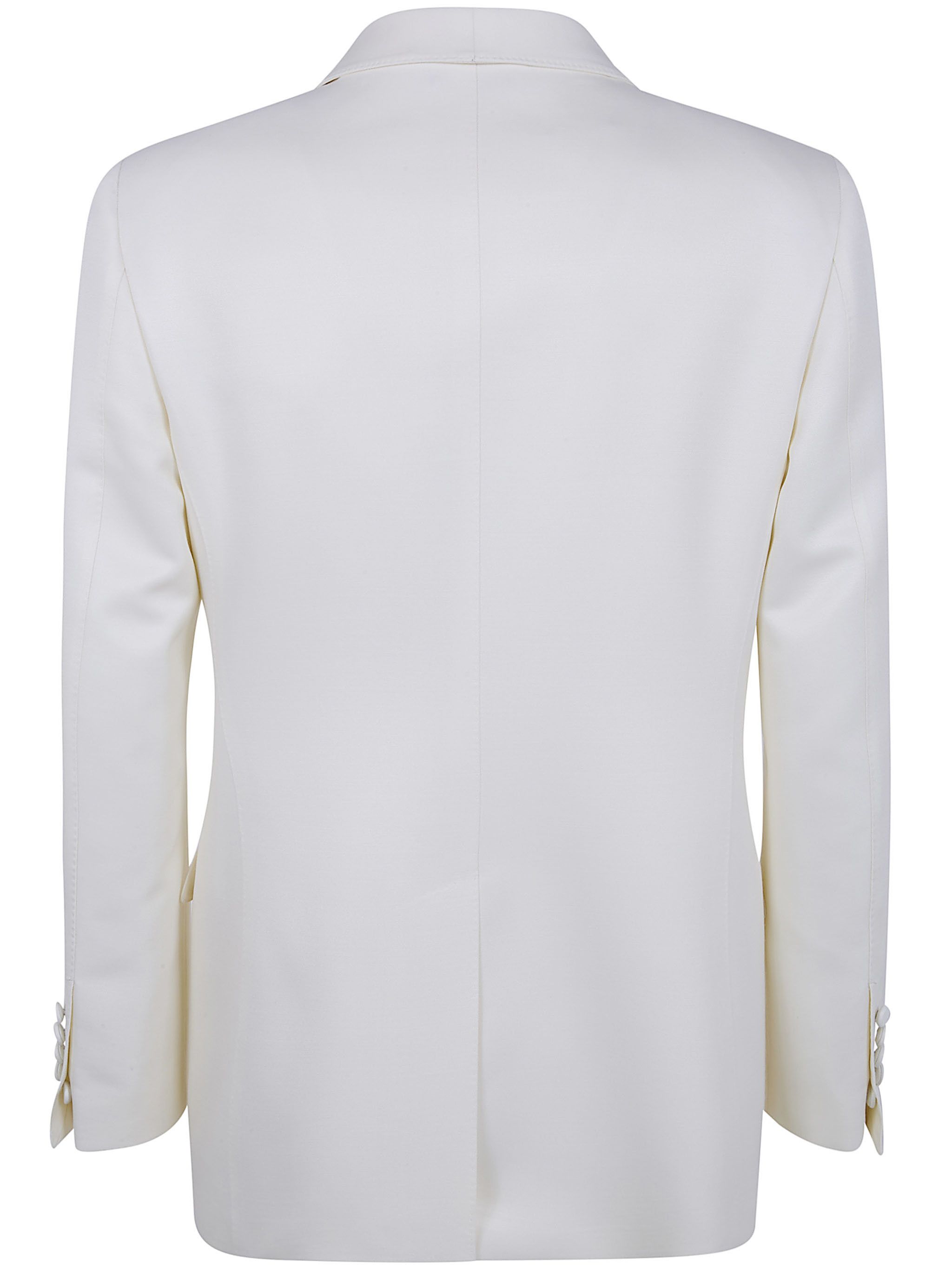 Tom Ford WOOL SILK SHARP FAILLE SLIM SHAWL LAPEL JACKET Size US L / EU 52-54 / 3 - 2 Thumbnail