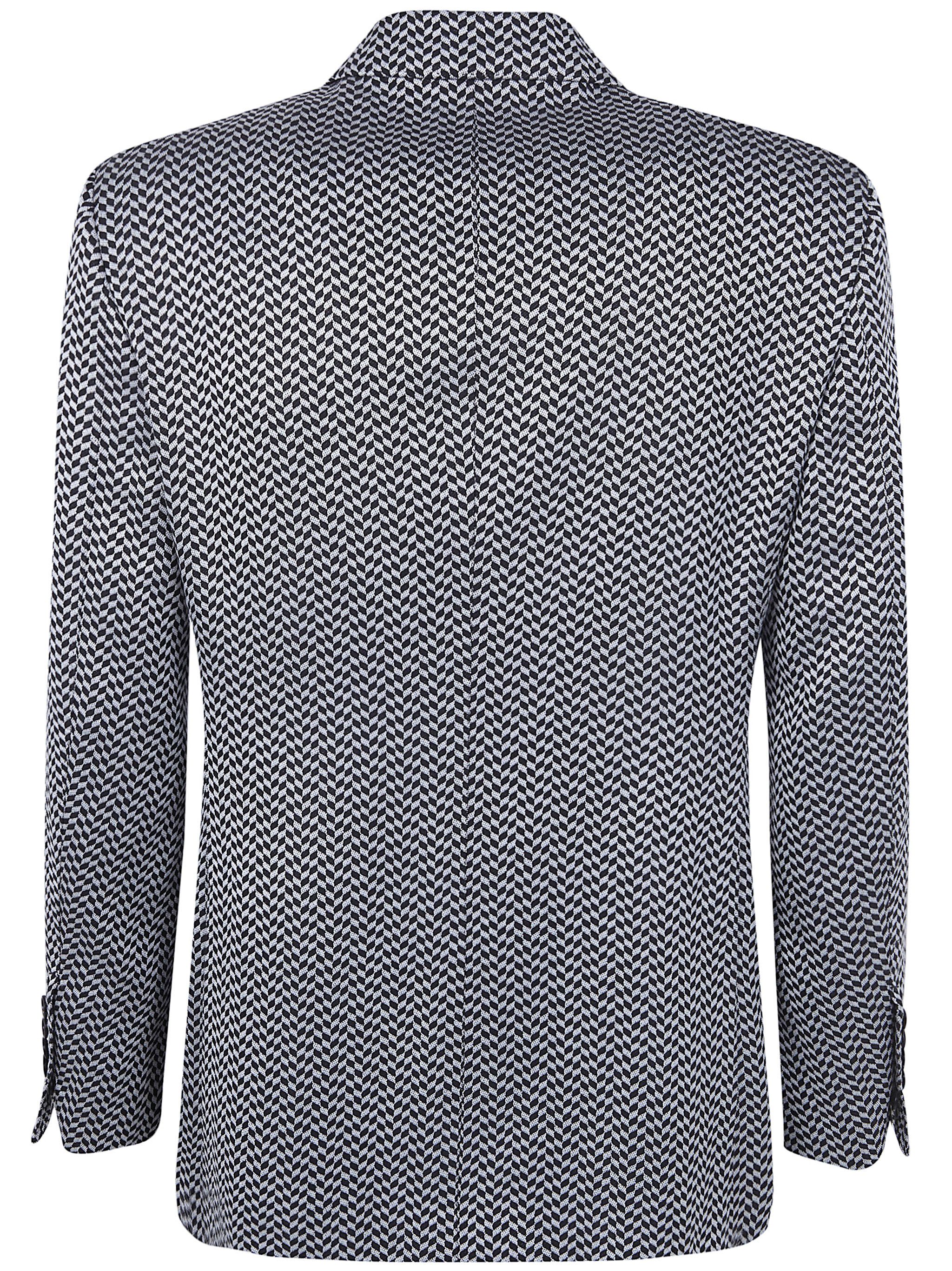 Tom Ford JACQUARD GEOMETRIC DESIGN DOUBLE BREASTED JACKET Size US L / EU 52-54 / 3 - 2 Thumbnail