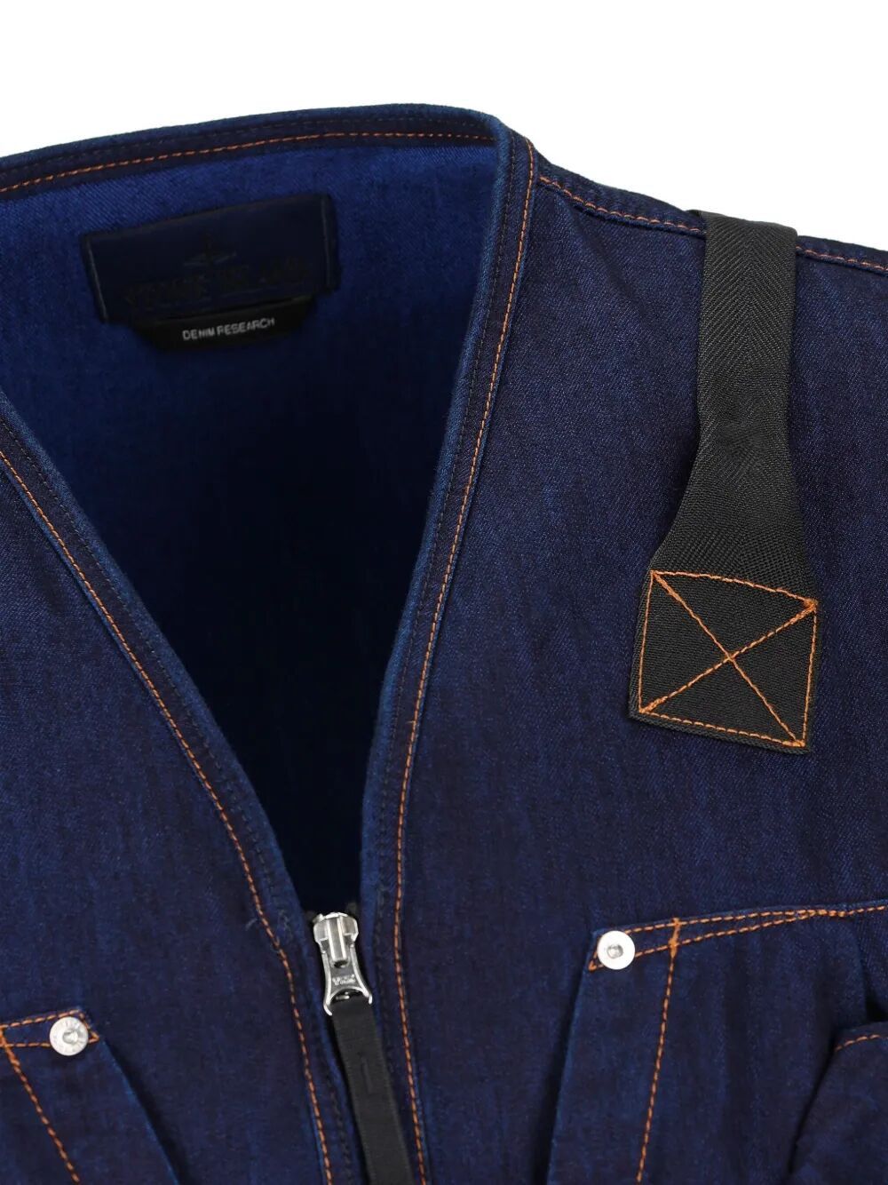 Stone Island SLEEVES LESS DENIM JACKET Size US M / EU 48-50 / 2 - 6 Thumbnail