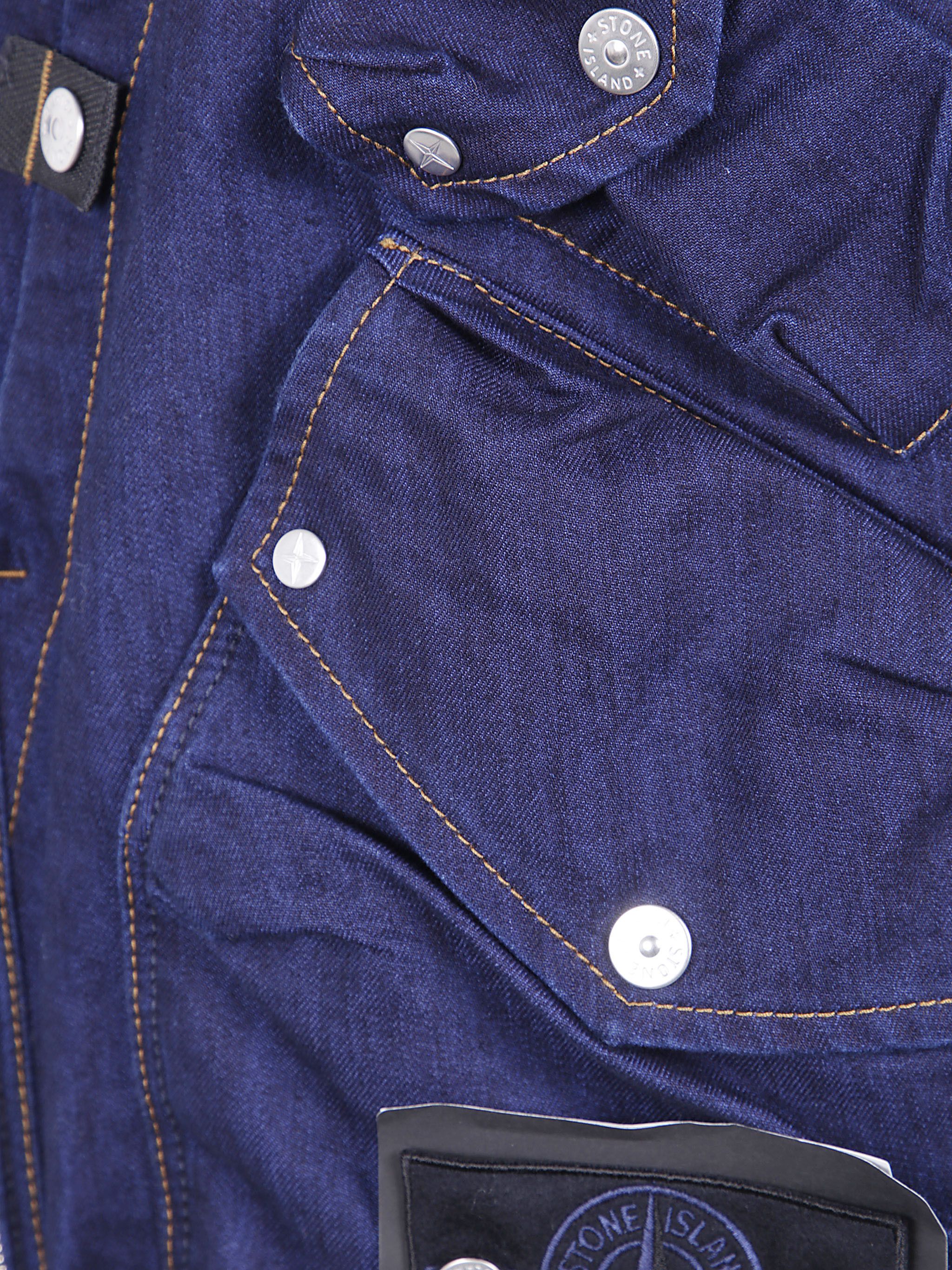 Stone Island SLEEVES LESS DENIM JACKET Size US M / EU 48-50 / 2 - 3 Thumbnail