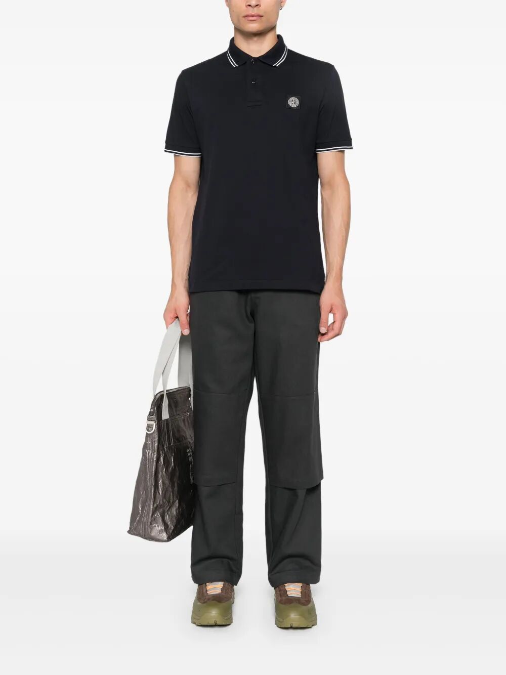 Stone Island SHORT SLEEVES POLO SHIRT Size US XL / EU 56 / 4 - 5 Thumbnail