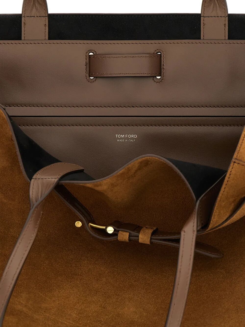 Tom Ford SUEDE CALF SMOOTH CALF MEDIUM TOTE Size ONE SIZE - 2 Thumbnail