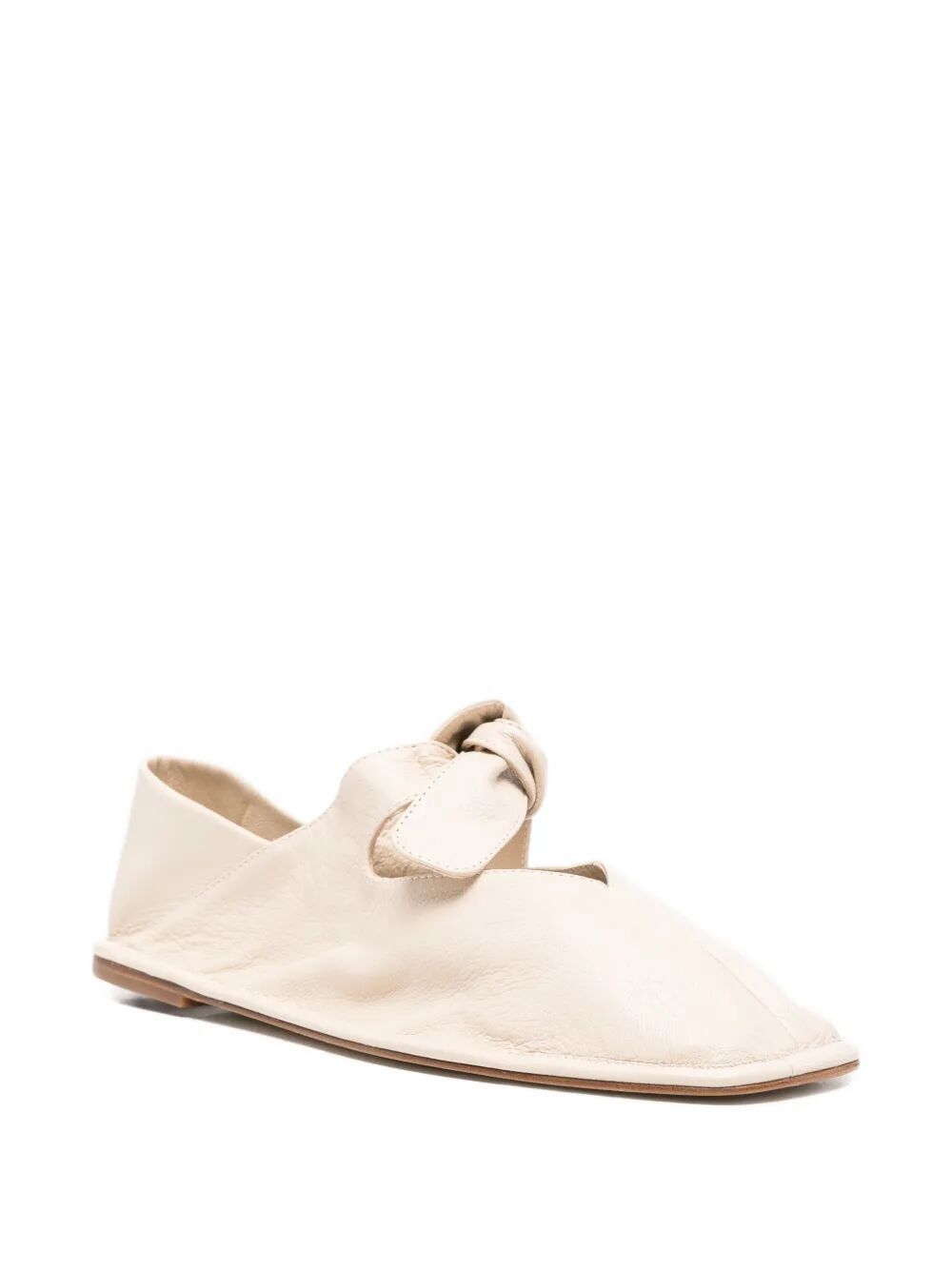 Hereu "LLASADA" SUPPLE SHINY FLAT SHOES Size US 7 / IT 37 - 3 Thumbnail
