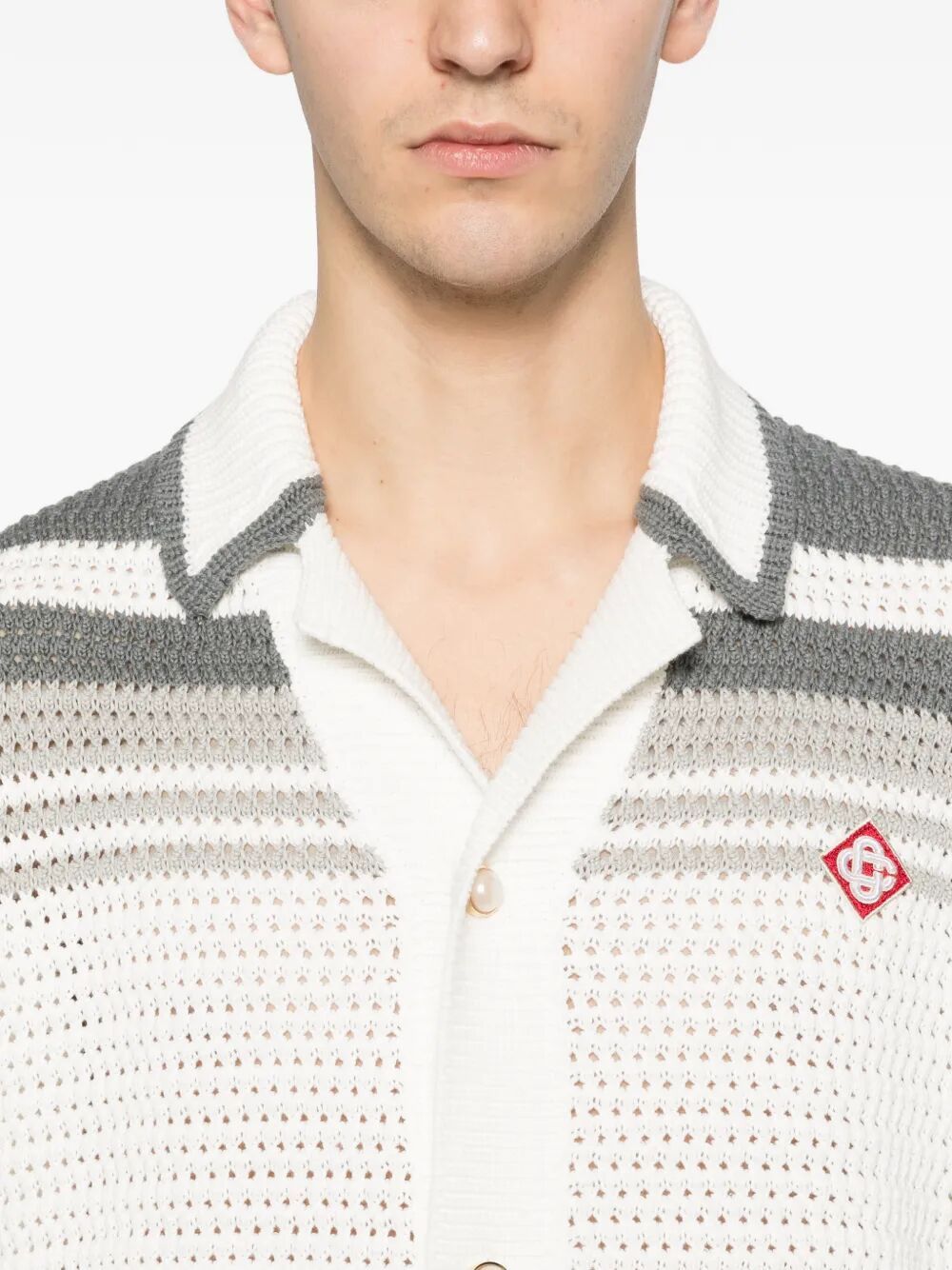 Casablanca "CROCHET" SHIRT Size US XXL / EU 58 / 5 - 4 Thumbnail