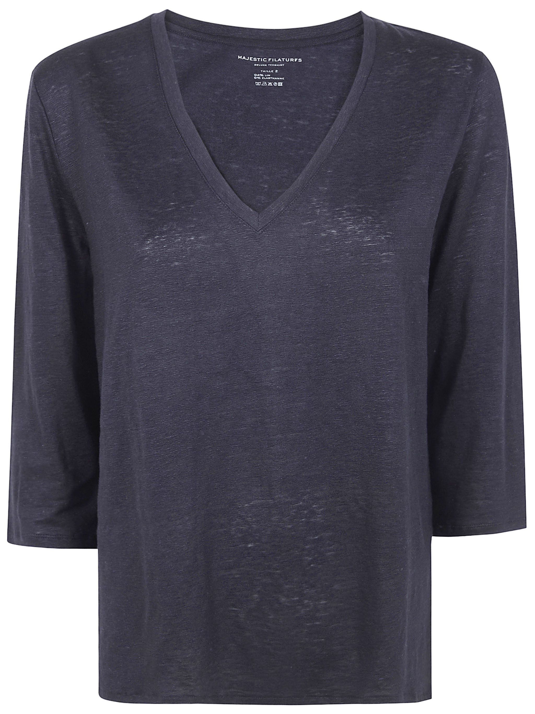Majestic THREE QUARTER SLEEVE SHIRT Size XXL / US 16-18 / IT 52-54 - 3 Thumbnail