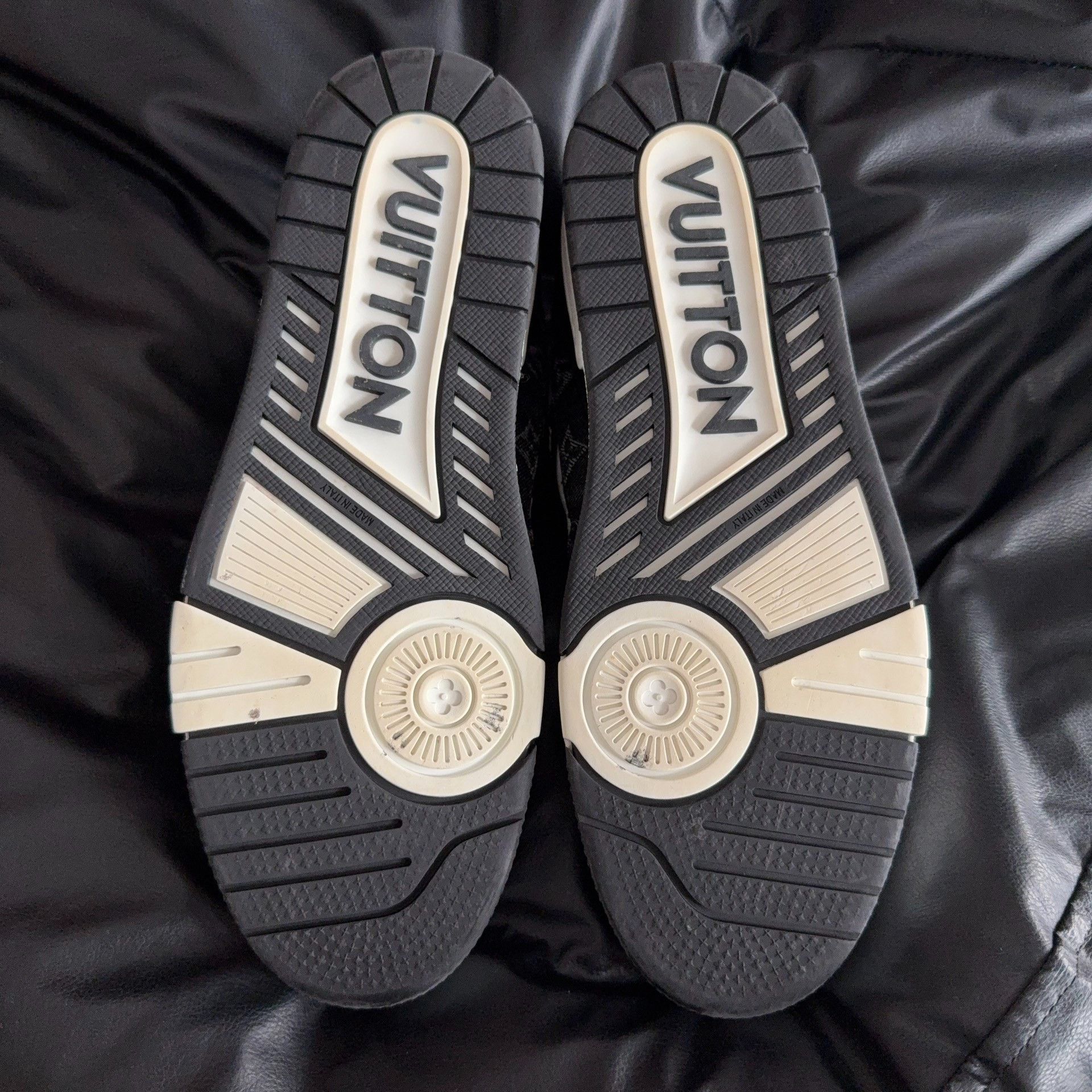 Louis Vuitton Louis Vuitton Training Denim Black Lowtop Sneakers 43.5 Men Size US 10.5 / EU 43-44 - 5 Thumbnail