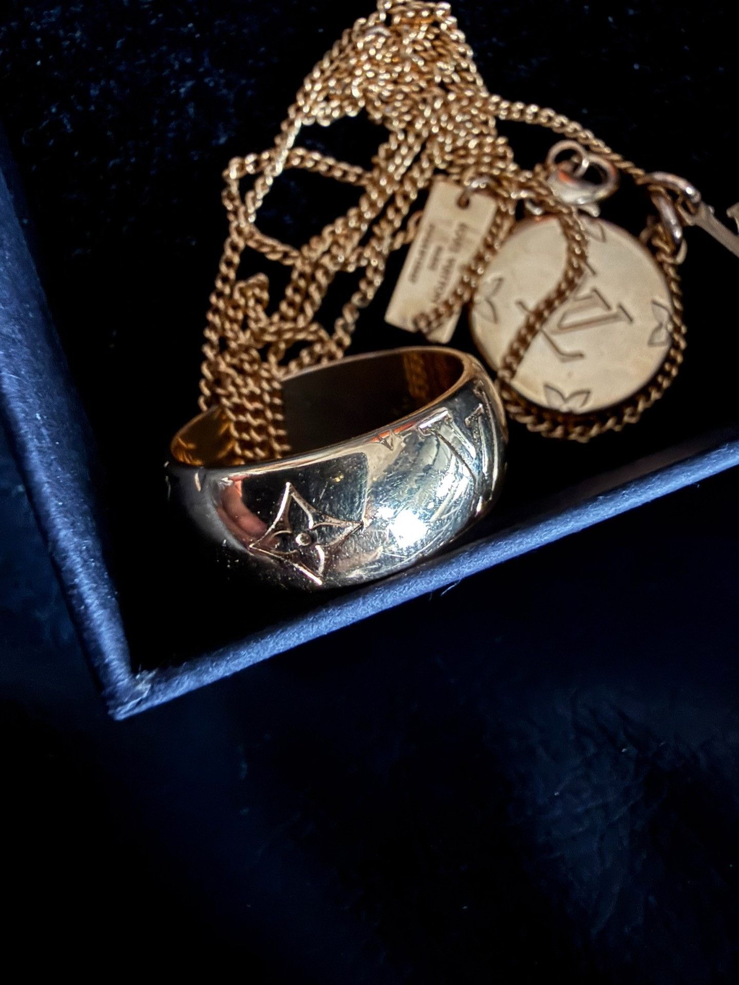 Louis Vuitton Louis Vuitton Gold Jewelry 40.5 Men Size ONE SIZE - 2 Thumbnail