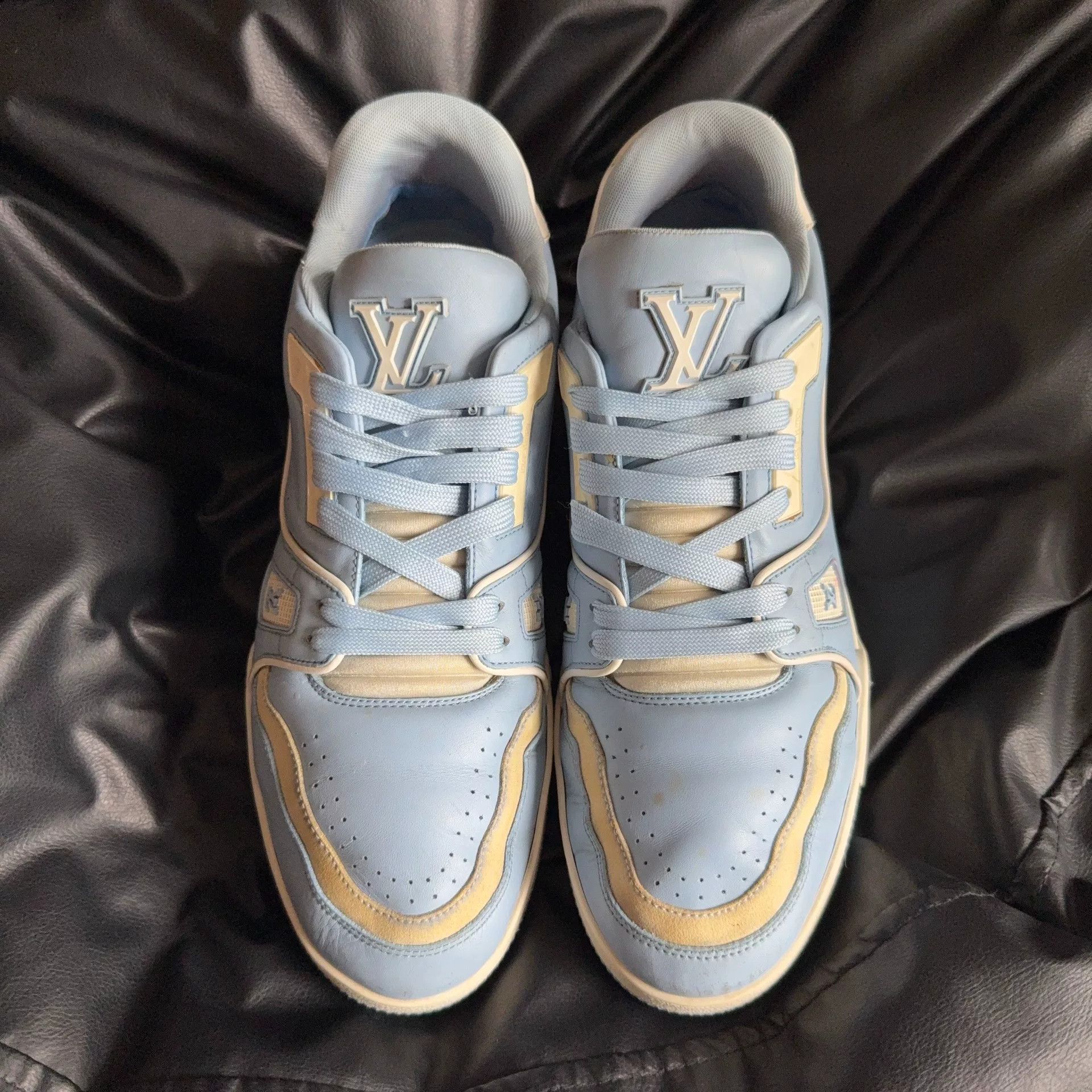 Louis Vuitton Louis Vuitton Training Blue Lowtop Sneakers 42 Men Size US 9 / EU 42 - 2 Thumbnail