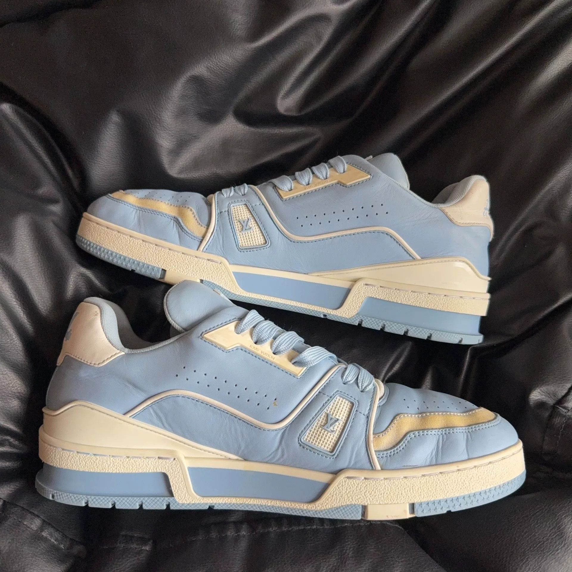 Louis Vuitton Louis Vuitton Training Blue Lowtop Sneakers 42 Men Size US 9 / EU 42 - 6 Thumbnail