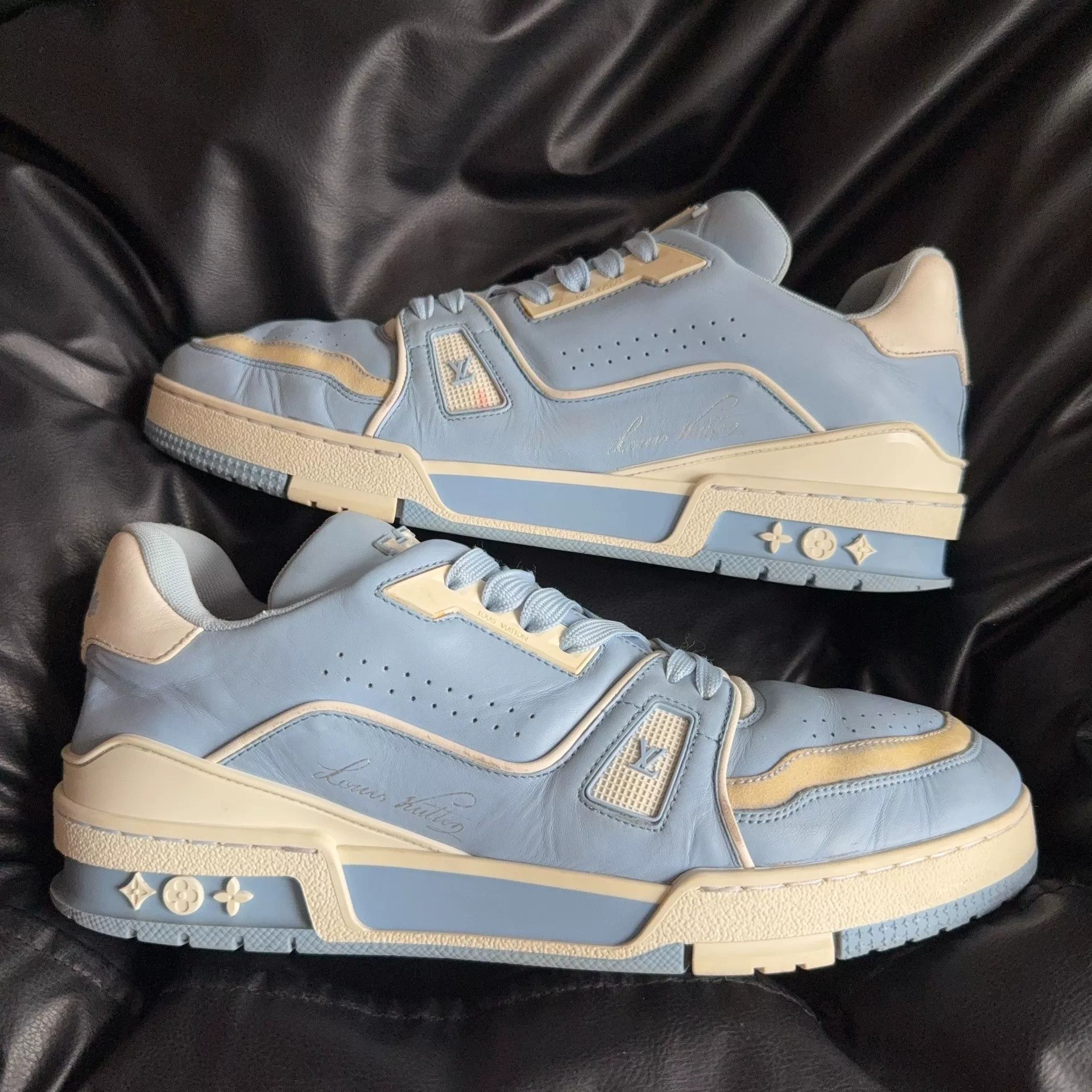 Louis Vuitton Louis Vuitton Training Blue Lowtop Sneakers 42 Men Size US 9 / EU 42 - 5 Thumbnail