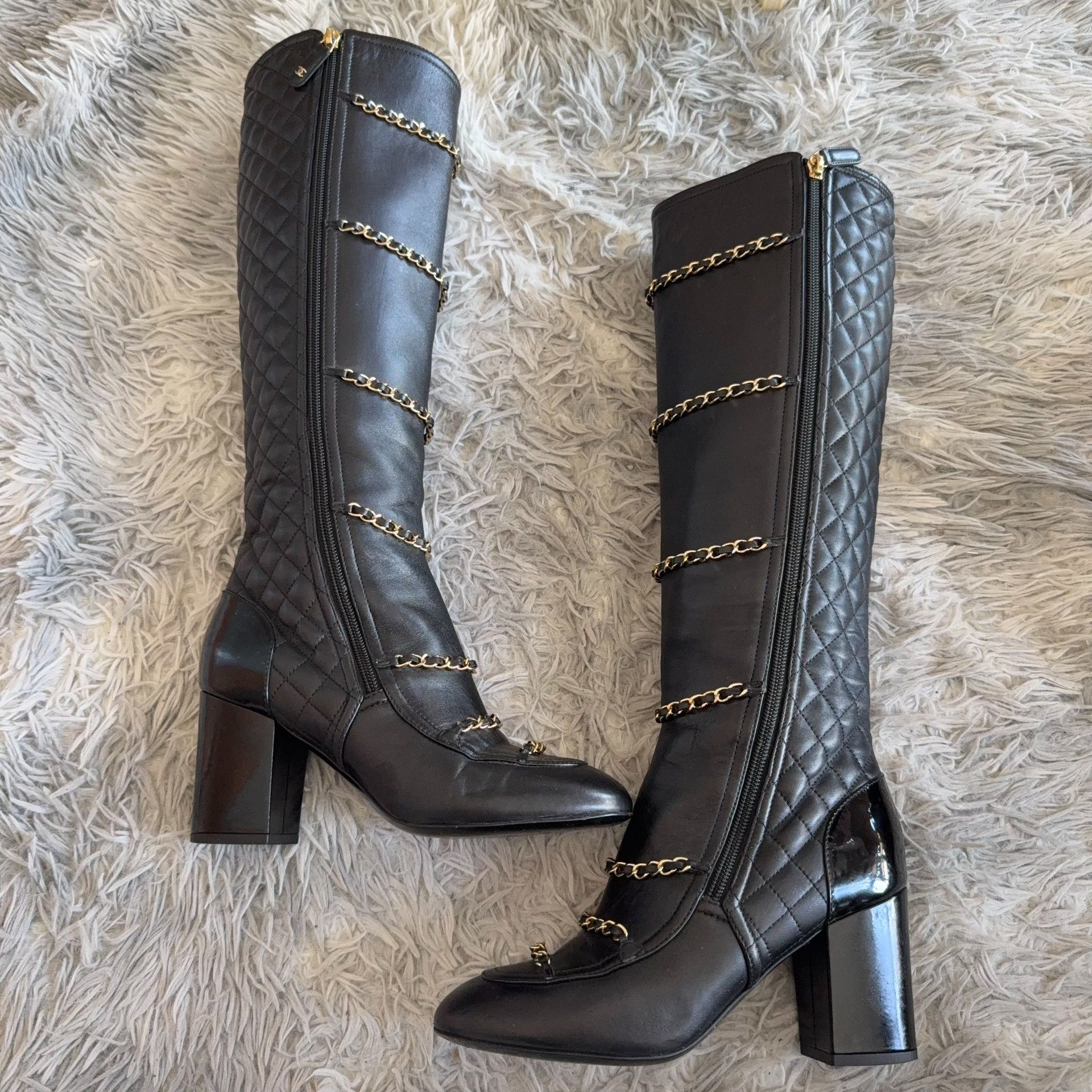 Chanel Chanel Boots 37.5 Women Size US 6.5 / IT 36.5 - 4 Thumbnail